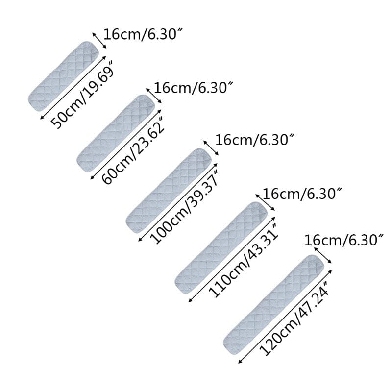 Soft Cotton Crib Edge Protector - Breathable Baby Teething Guard Rail for Safe & Comfortable Sleep | Perfect for Nursery, Daycare & Travel Use