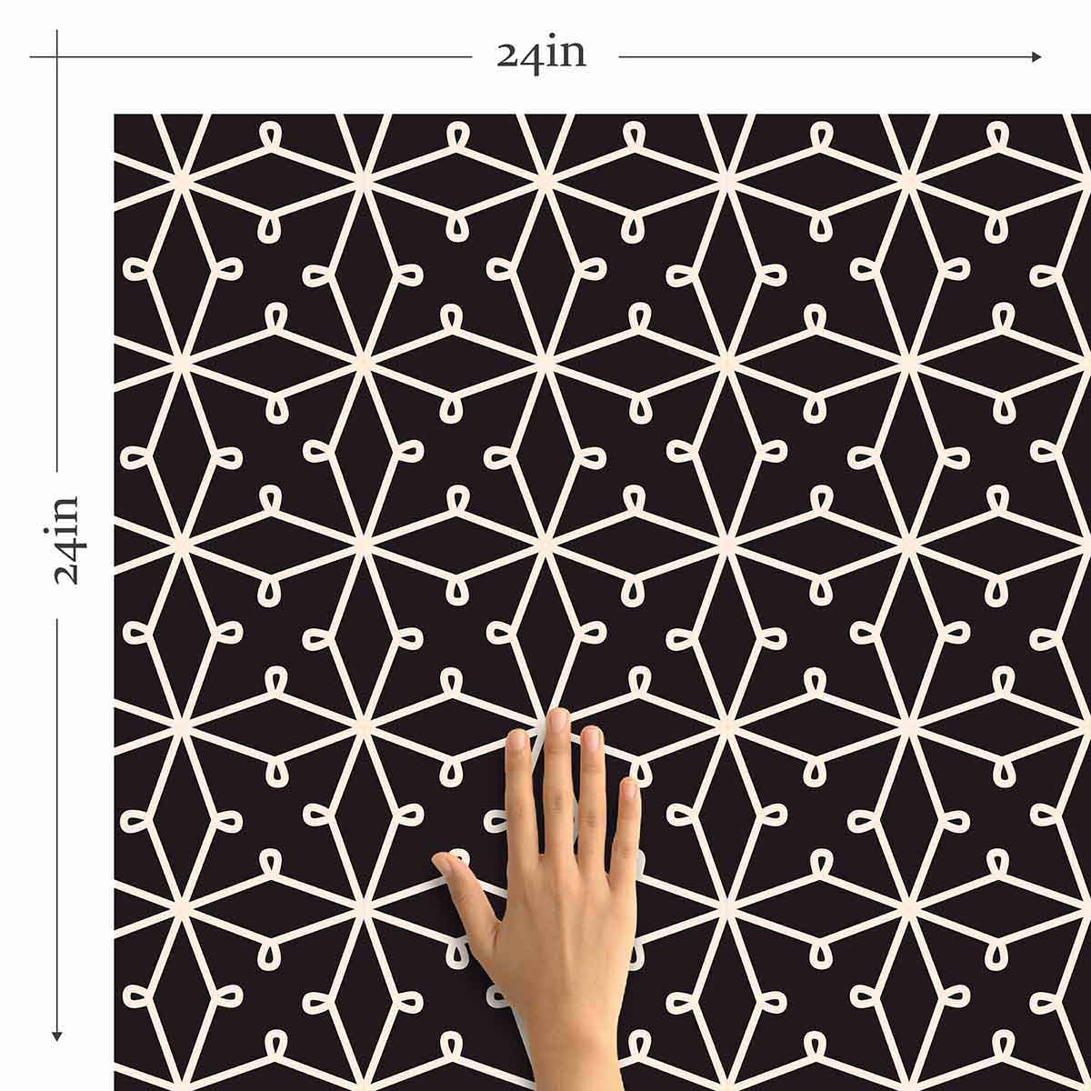 Purple Lace Peel and Stick Removable Wallpaper 7811 - Self-Adhesive Decorative Wall Covering for Bedroom, Living Room & Home Decor