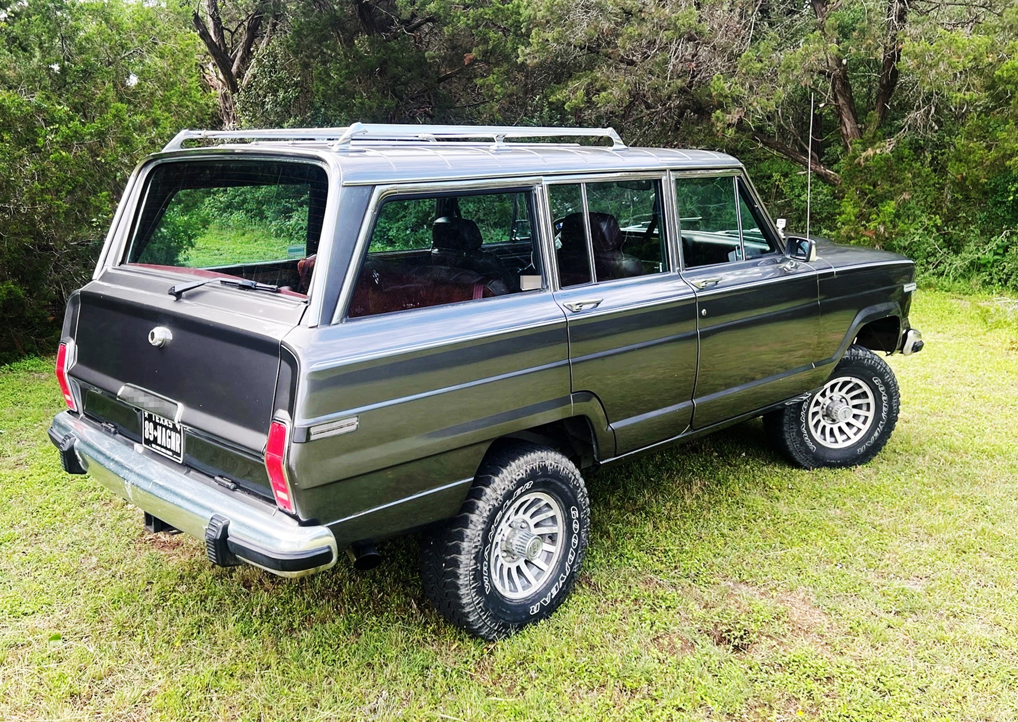 Clear Lens Amber/Red Full LED Strip Side Markers for 1984-1991 Jeep Grand Wagoneer - Durable Off-Road Lighting for Night Driving & Enhanced Visibility