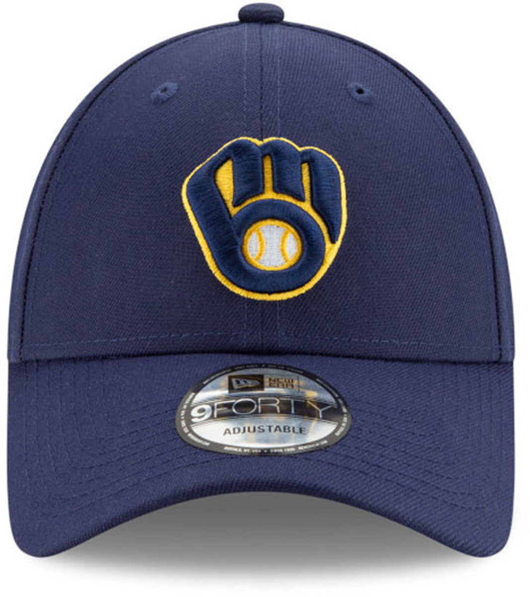 Milwaukee Brewers New Era 9Forty MLB Official Baseball Cap - Adjustable Snapback Hat for Baseball Fans & Sports Enthusiasts
