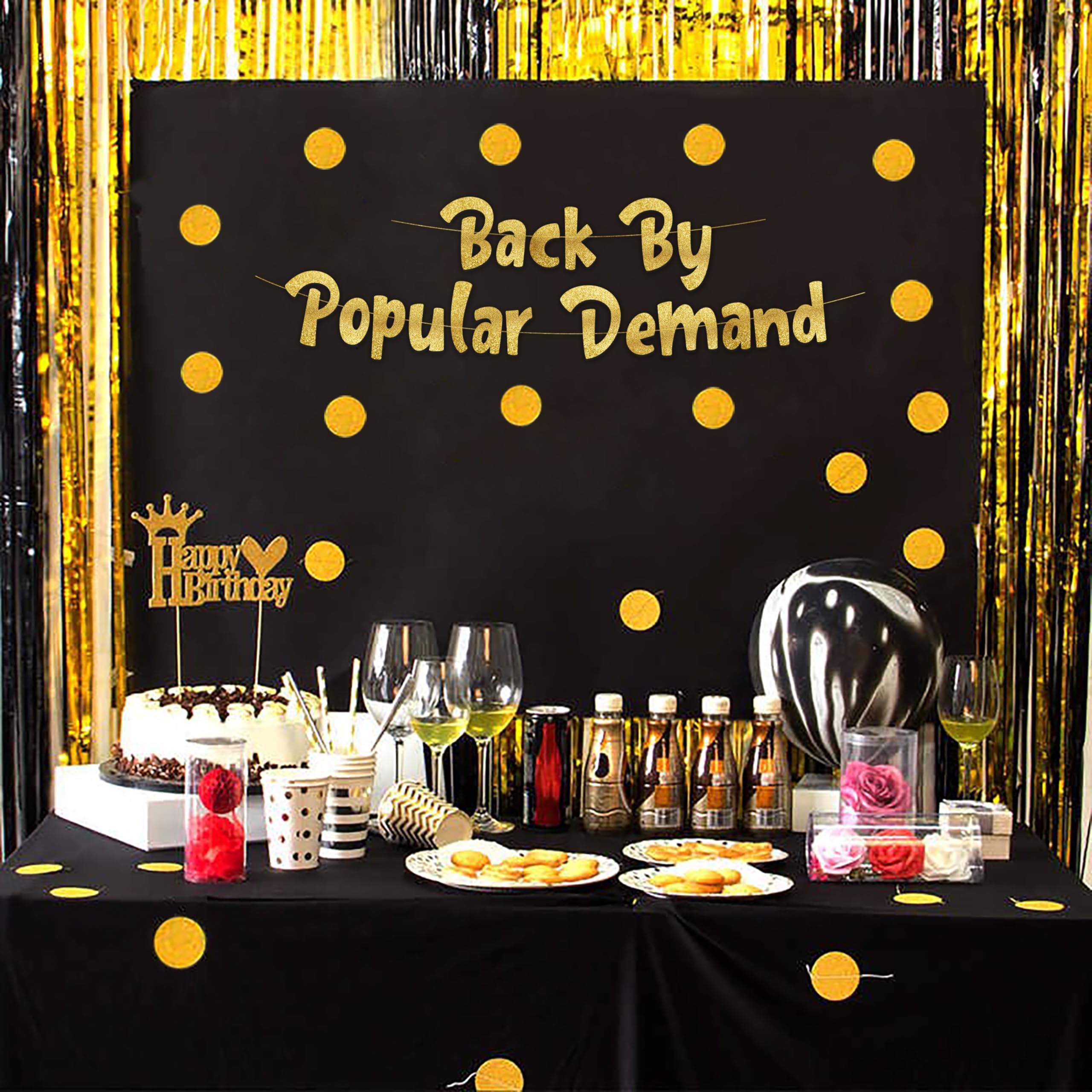 Gold Glitter Welcome Home Banner - Funny Homecoming Party Decorations & Gifts for Military, College Students | Perfect for Surprise Parties, Reunions & Celebration Decor