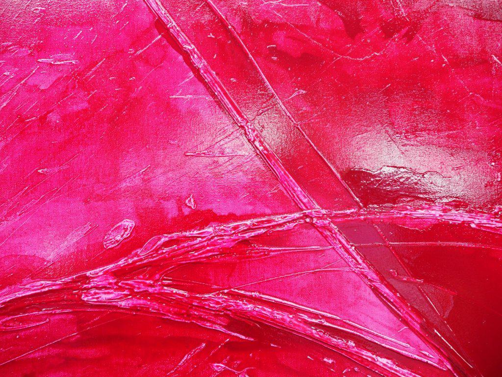 Magenta Bomb 240cm x 100cm Pure Infused Ink Pink Abstract Canvas Art - Modern Wall Decor for Living Room, Bedroom & Office