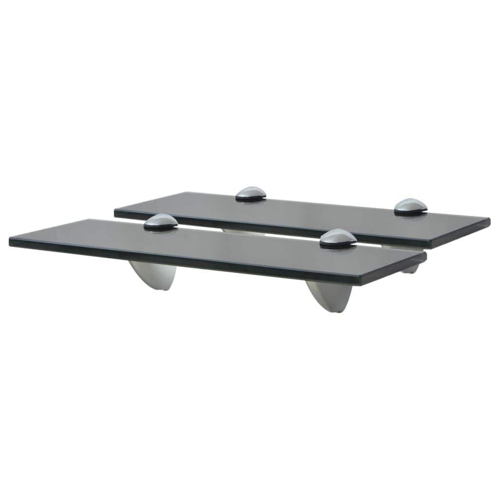 2-Pack Floating Glass Shelves - 11.8