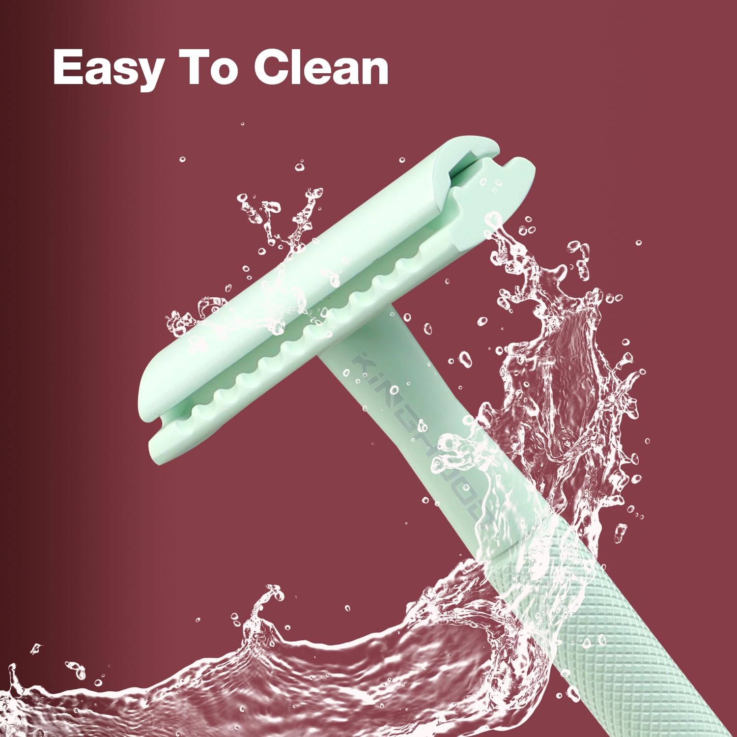 Premium Brass Safety Razor with 10 Double Edge Blades - Eco-Friendly Reusable Razor for Men with Weighted Long Handle - Best for Sensitive Skin & Wet Shaving - Perfect for Travel, Gifts & Sustainable Shaving Routine