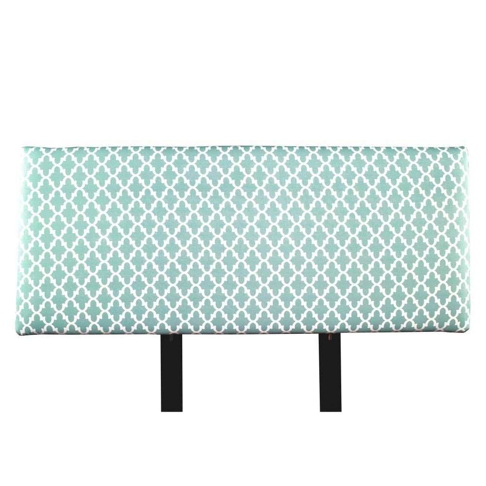 MJL Furniture Alice Padded Headboard - Contemporary Full Size Bedroom Decor with Snowy Finish | Fulton Series USA-Made Headboard for Master & Guest Bedrooms