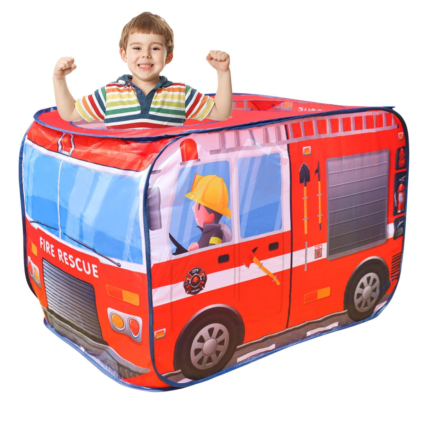 Foldable Kids Play Tent - Cartoon Playhouse for Indoor & Outdoor Use | Portable Toy Tent for Boys & Girls | Perfect for Birthday Gifts, Camping, Playroom & Backyard Fun
