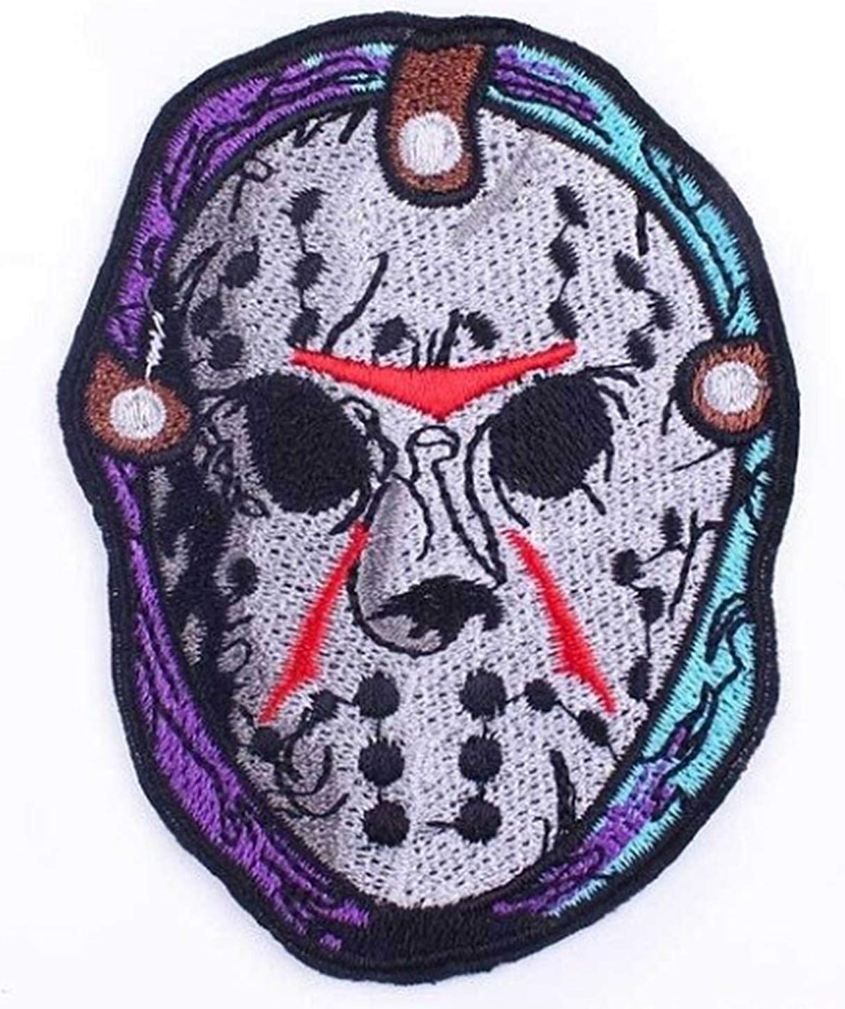 Jason Voorhees Embroidered Iron-On Patch 3.5