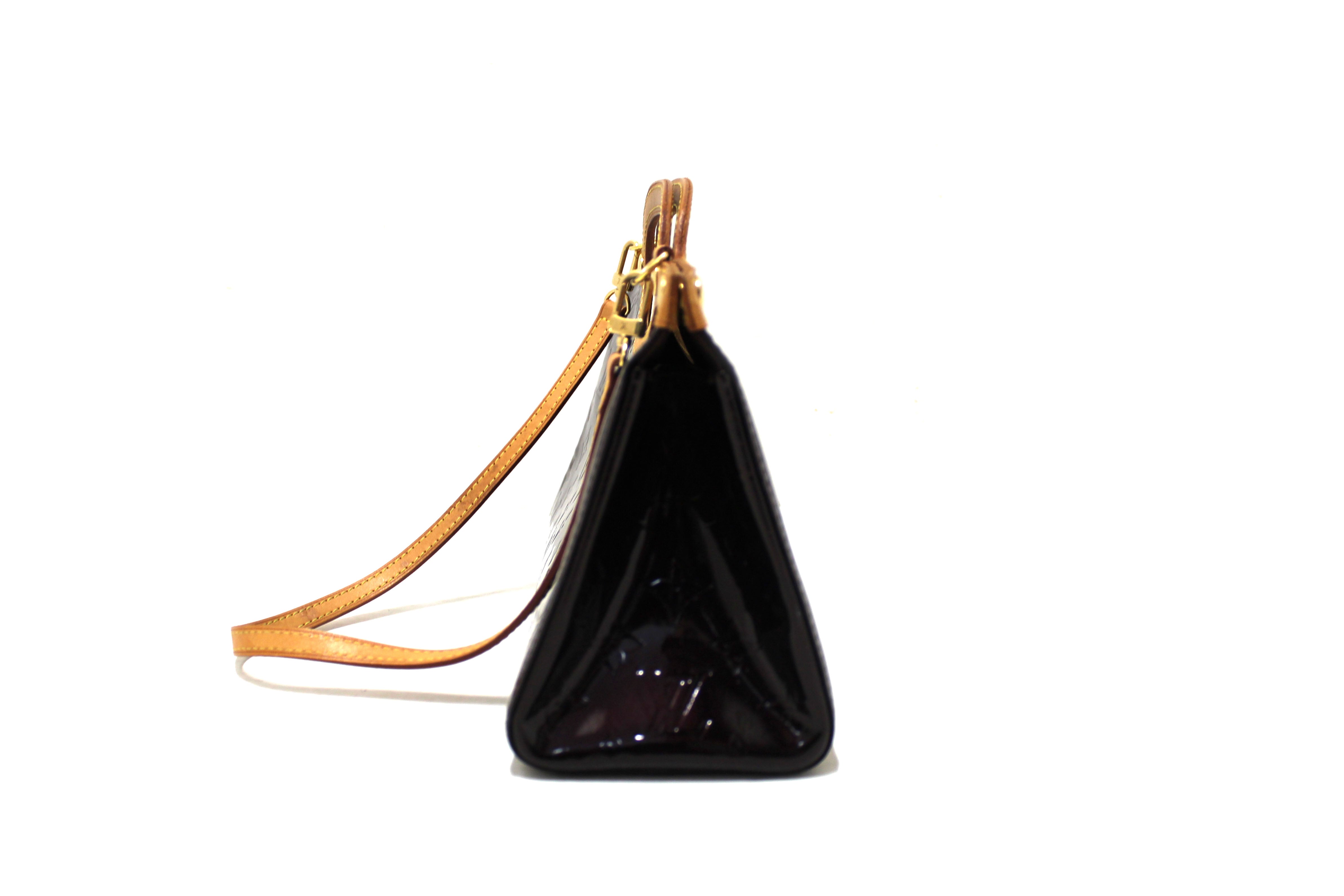 Authentic Louis Vuitton Amarante Monogram Vernis Leather Roxbury Drive Handbag for Women | Luxury Designer Shoulder Bag | Perfect for Work, Evening Events & Travel Accessories
