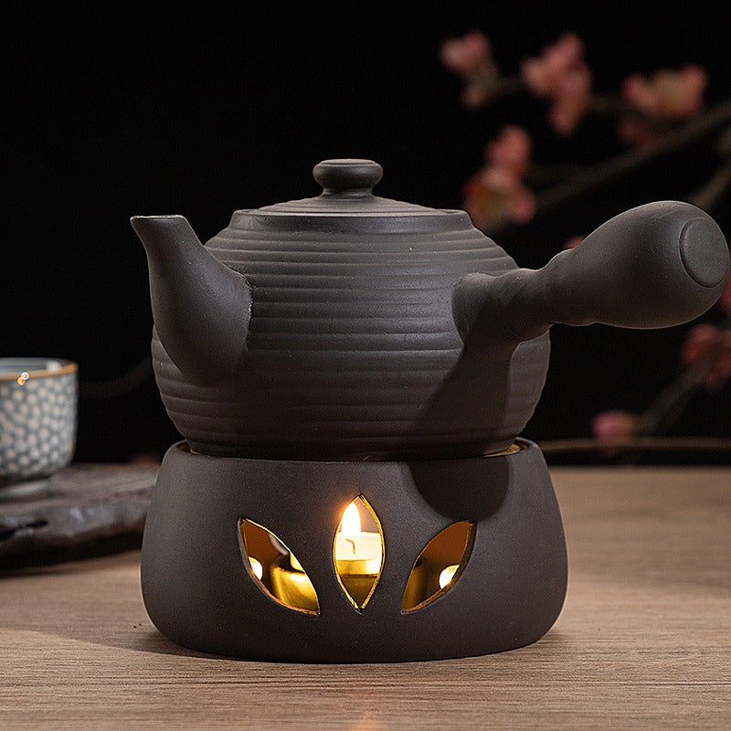 Premium Ceramic Teapot Warmer with Copper Plate - Handcrafted Tea Accessory for Keeping Tea Hot - Perfect for Home, Office & Tea Ceremonies