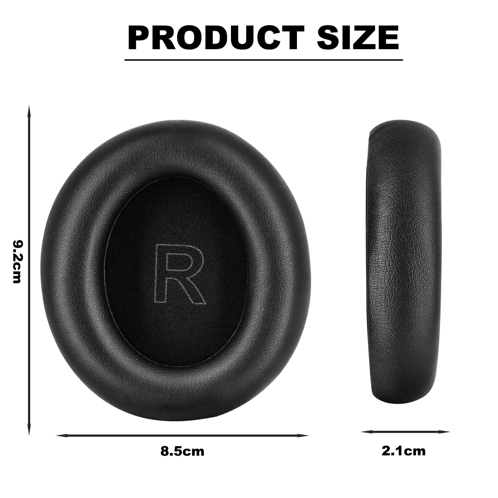Soundcore Life Q30 Q35 Replacement Earpads - Soft Memory Foam Ear Cushions for Wireless Headphones - Perfect for Workouts, Travel & Noise Isolation