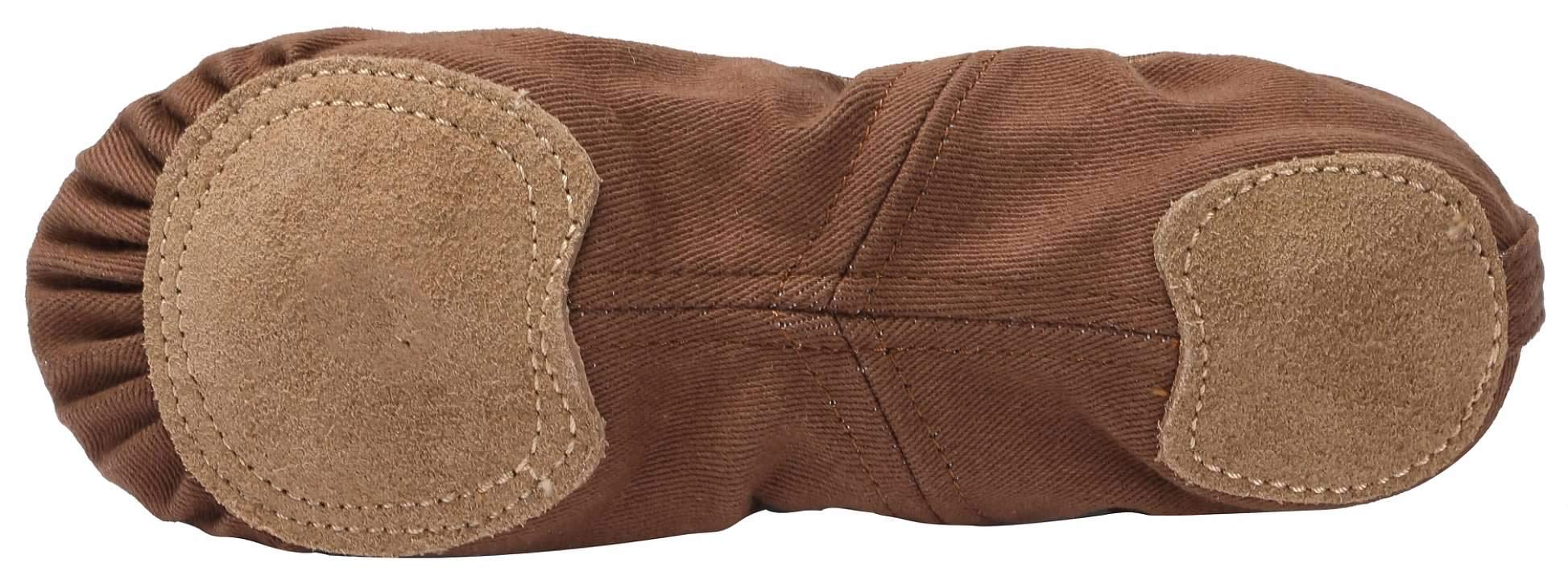 Linodes Girls Dance Shoes - Stretch Canvas Split Sole Ballet Shoes for Women & Teens - Perfect for Ballet, Jazz, Contemporary Dance Classes & Performances