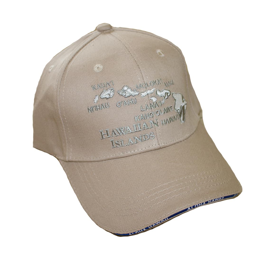 Hawaiian Islands Cap Hats - Stylish Hawaii Island Chain Baseball Caps for Men & Women | Perfect for Beach Vacations, Summer Outfits & Tropical Travel