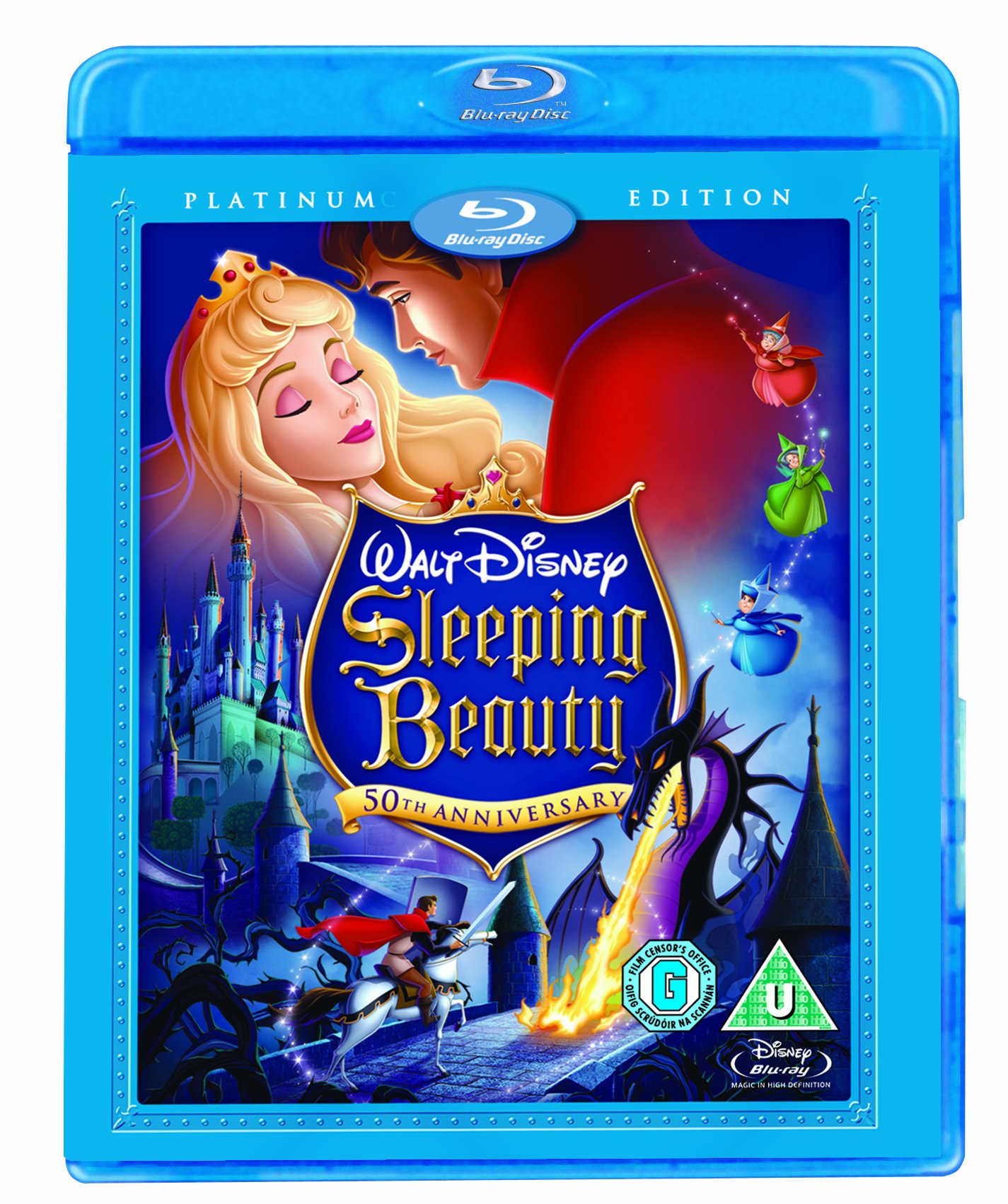 Disney Sleeping Beauty Blu-ray - Classic Animated Movie for Kids & Family Movie Night