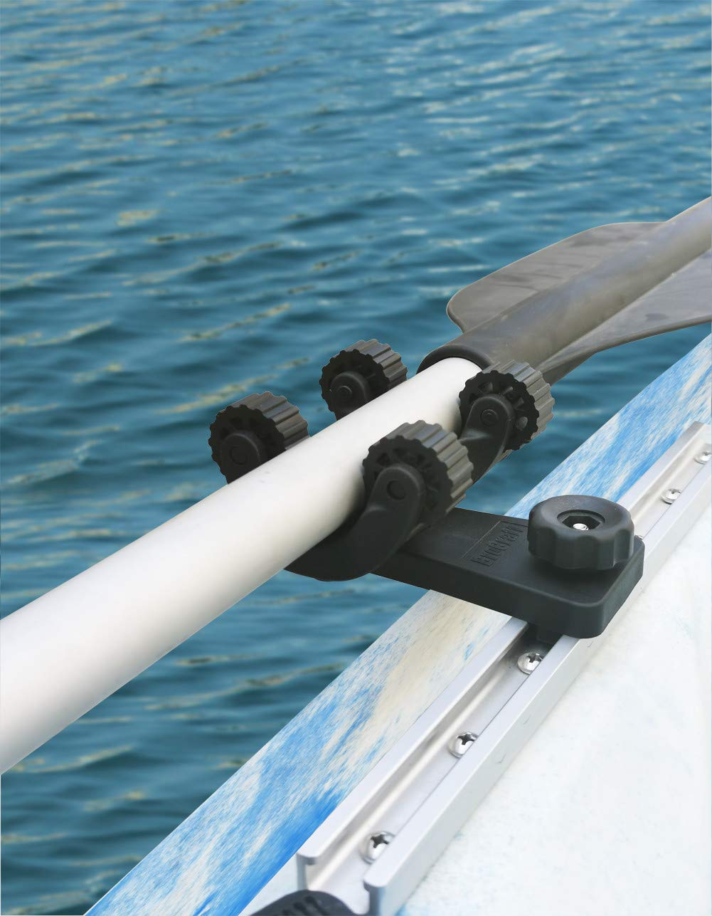Brocraft Kayak Track Mount Paddle Holder - Secure & Adjustable Kayak Paddle Clip for Fishing & Recreation - Perfect for Kayaking, Canoeing & Outdoor Water Sports
