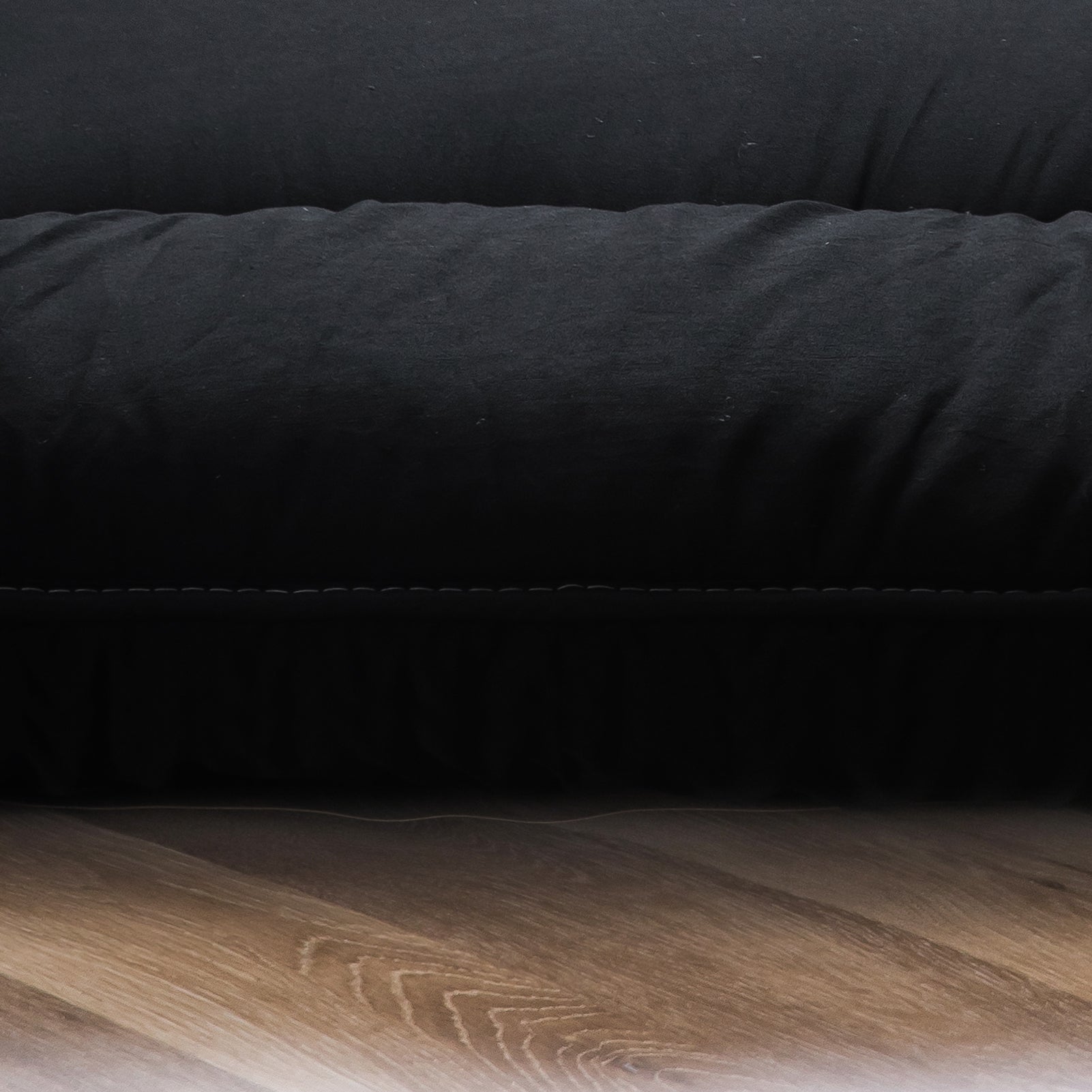 MAXYOYO 6 Extra Thick Japanese Classic Floor Futon Mattress - Black | Comfortable Tatami Sleeping Mat for Guest Bed, Small Space Living, Meditation & Yoga | Premium Foldable Floor Bed for Apartments, Dorms & Travel