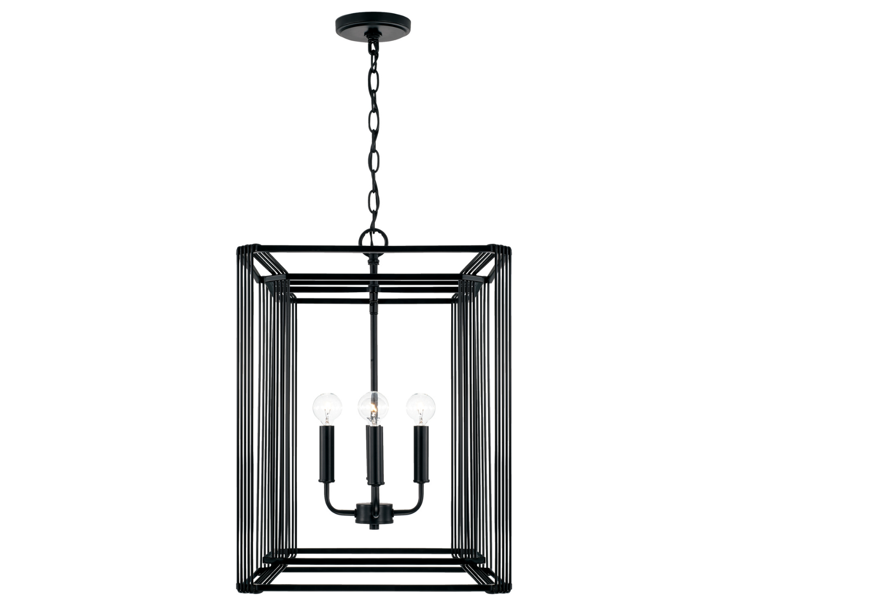 Lenny Foyer Pendant Light - Modern Glass Ceiling Chandelier for Entryway, Hallway & Dining Room | Elegant Lighting Fixture for Home Decor