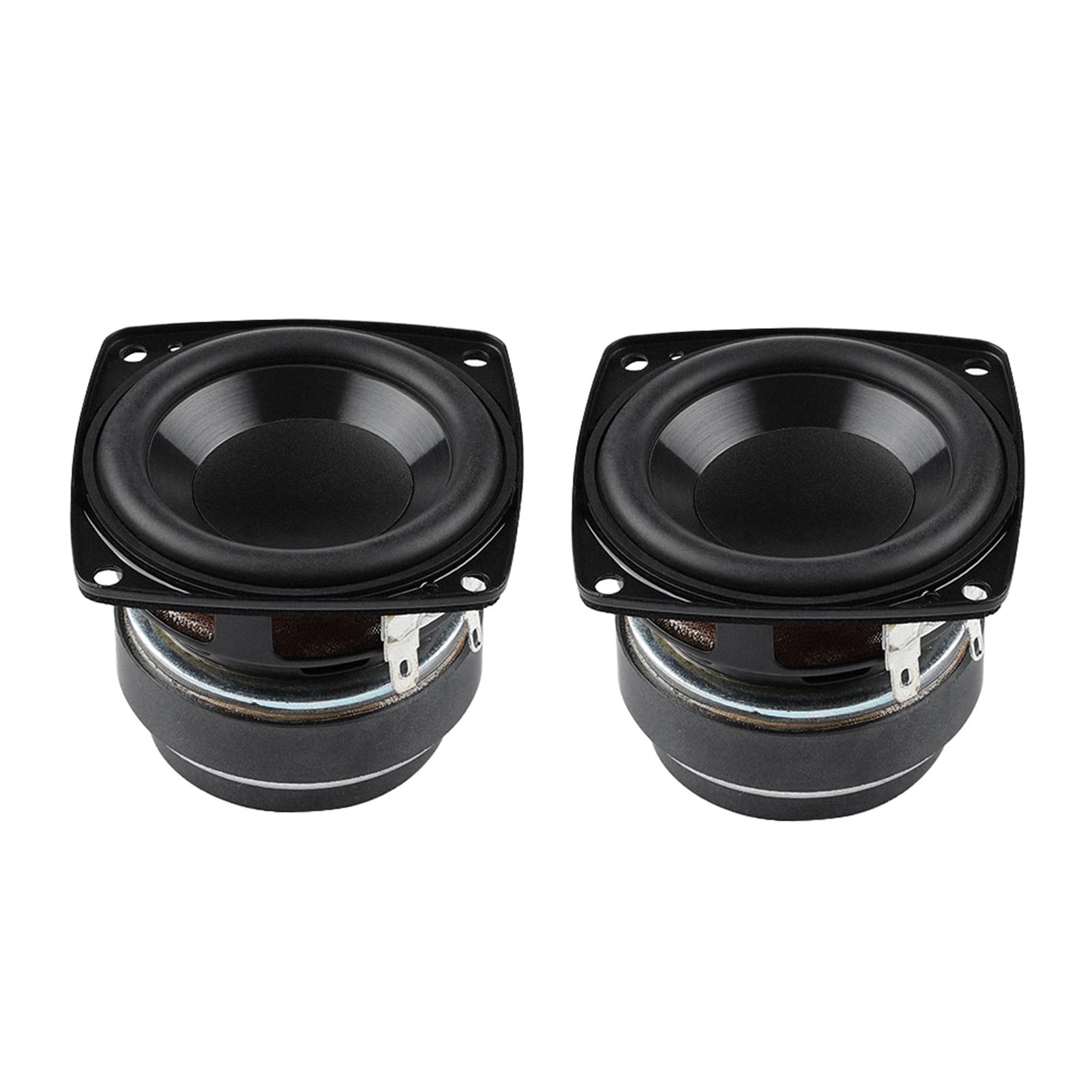 2Pcs 2.75 Inch Mid-Woofer Speakers 4 Ohm 40W Bass Long Stroke Loudspeakers - High Performance Audio for JBL Bookshelf Speakers | Perfect for Home Theater, Car Audio & DIY Speaker Upgrades