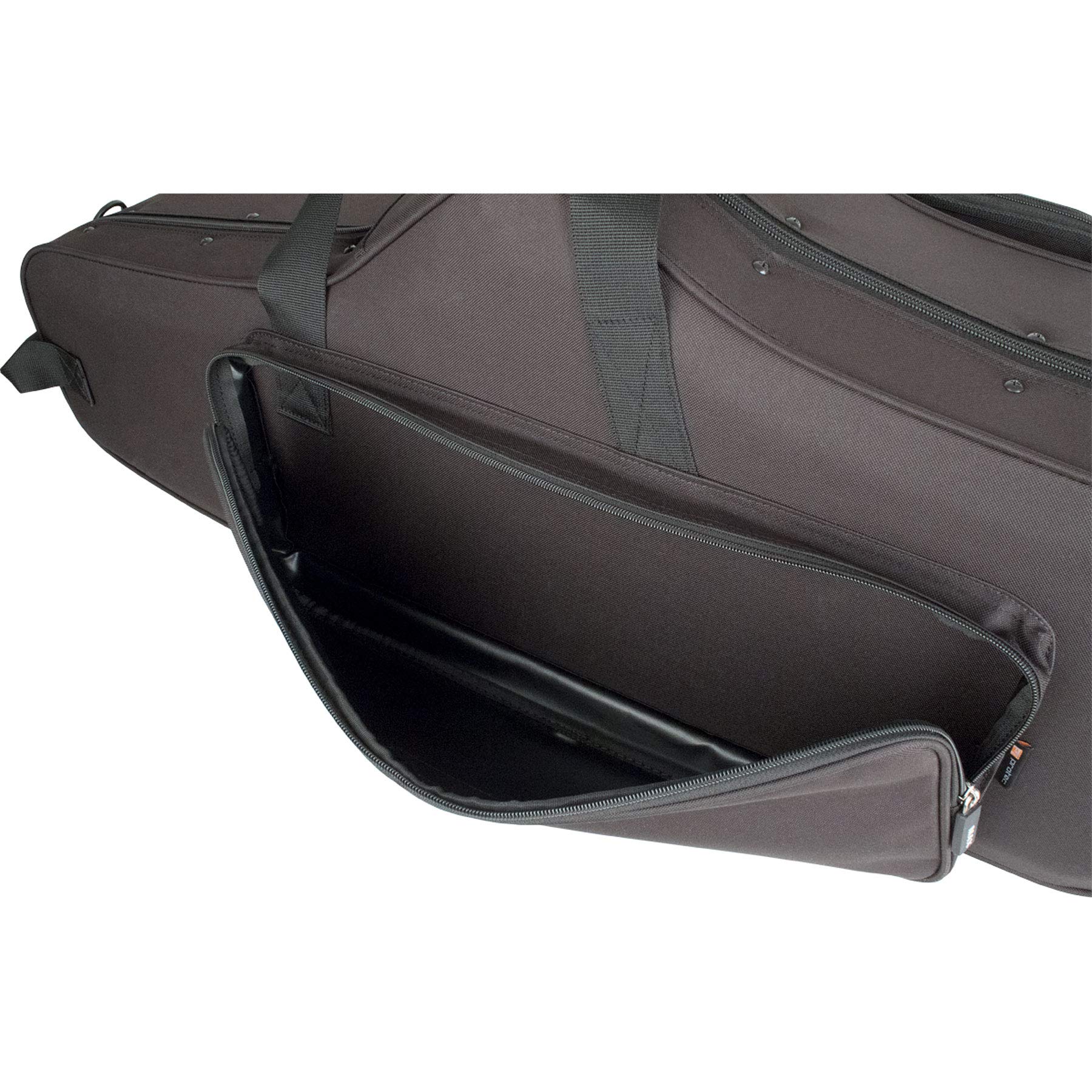 Protec MX305CT Max Tenor Saxophone Case with Adjustable Backpack Straps - Lightweight Durable Black Sax Case for Professional Musicians | Perfect for School Bands, Jazz Performances & Travel