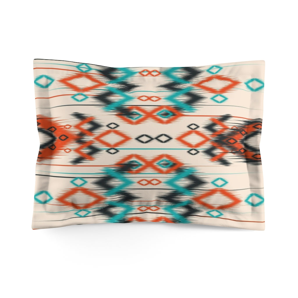 Southwestern Microfiber Pillow Sham - Soft Cascada Creek Bedding Set for Queen/King Size Beds | Western Home Decor & Boho Bedroom Accessories (Perfect for Guest Rooms, Master Bedrooms & Southwestern Style Homes)