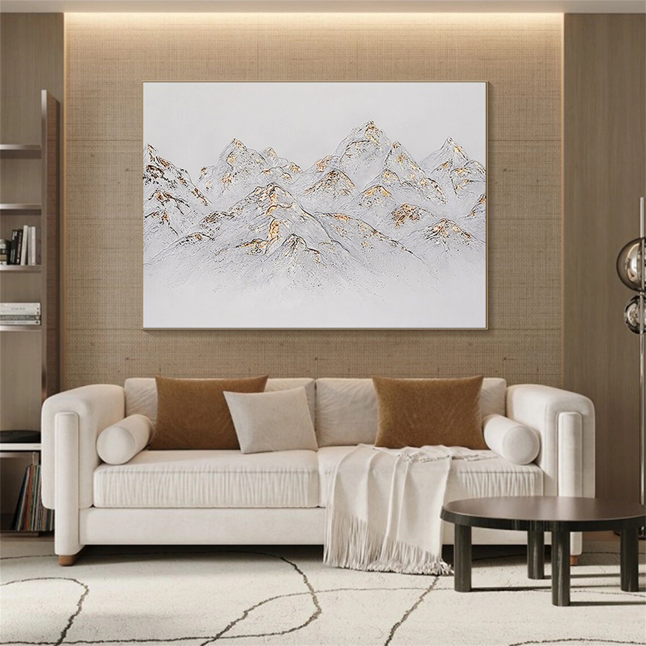 Minimalist Textured Plaster Art Painting - Abstract Wall Decor for Living Room, Bedroom & Office | #MM124