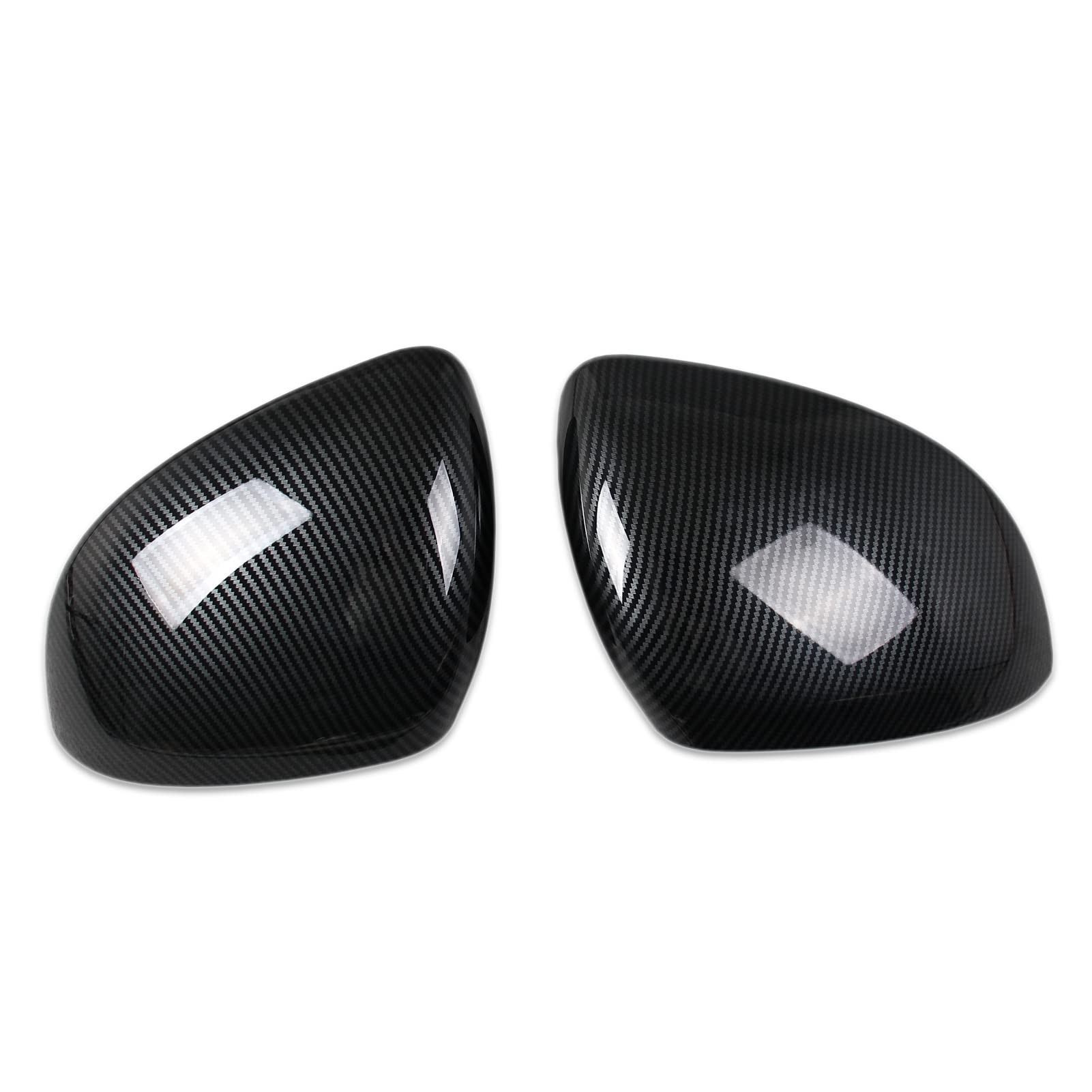 Mercedes-Benz C-Class C300 C200 C220d AMG Rear View Mirror Cover 2022-2023 - ABS Carbon Fiber Pattern Mirror Guard Trim - Perfect for Car Protection & Style Enhancement