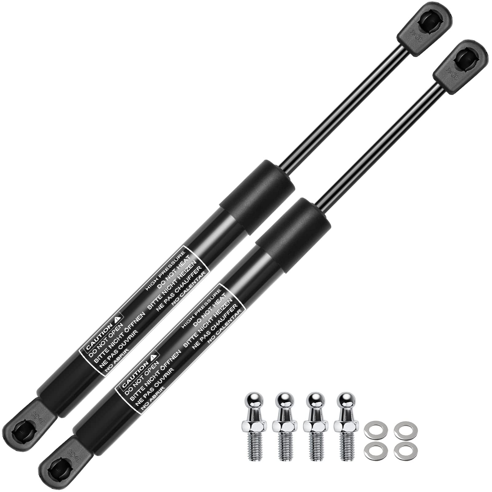 Premium 12.20 Inch 80lb Gas Spring Lift Supports - Heavy Duty Replacement Struts for Toolbox, Cabinet, Boat Hatch, Sliding Window & Storage Lids (2-PC Set) | Perfect for Automotive, Marine & Home Storage Solutions