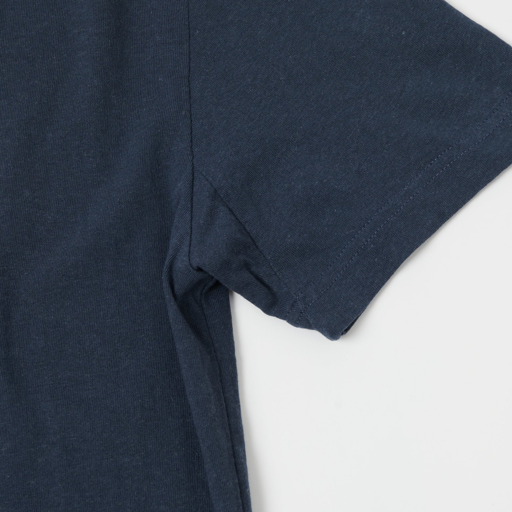 Merz b. Schwanen CT02VJ Premium Organic Cotton Crew Neck T-Shirt for Men - Classic Denim Blue - Casual Wear & Everyday Comfort