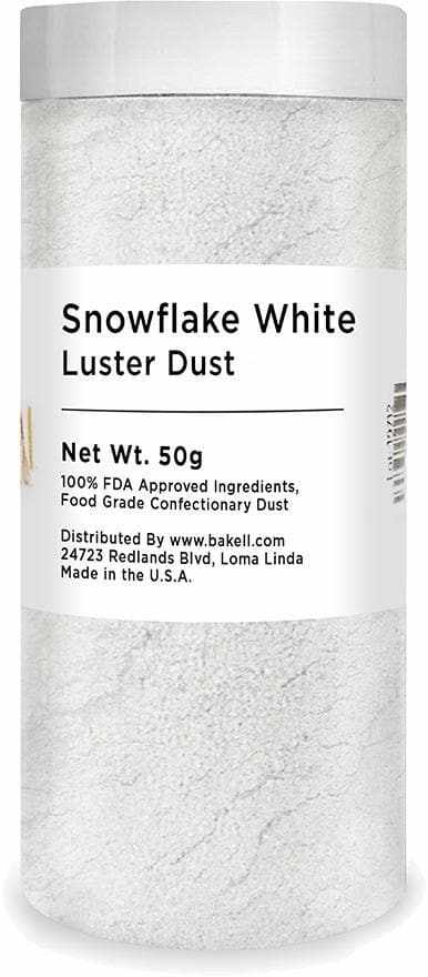 Christmas Collection Luster Dust Combo Pack B (8 PC SET) 50 Gram Jar - Edible Cake Decorating Powder for Holiday Baking, Cookies, Cupcakes & DIY Crafts