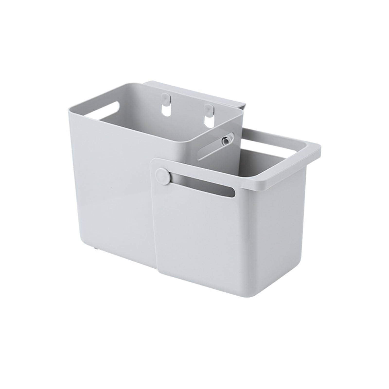 Large Capacity Telescopic Kitchen Trash Can - Hanging Garbage Bin for Bathroom, Office, Hotel & Home Decor | Space-Saving Waste Basket for Small Spaces, Under Sink & Cabinet Storage