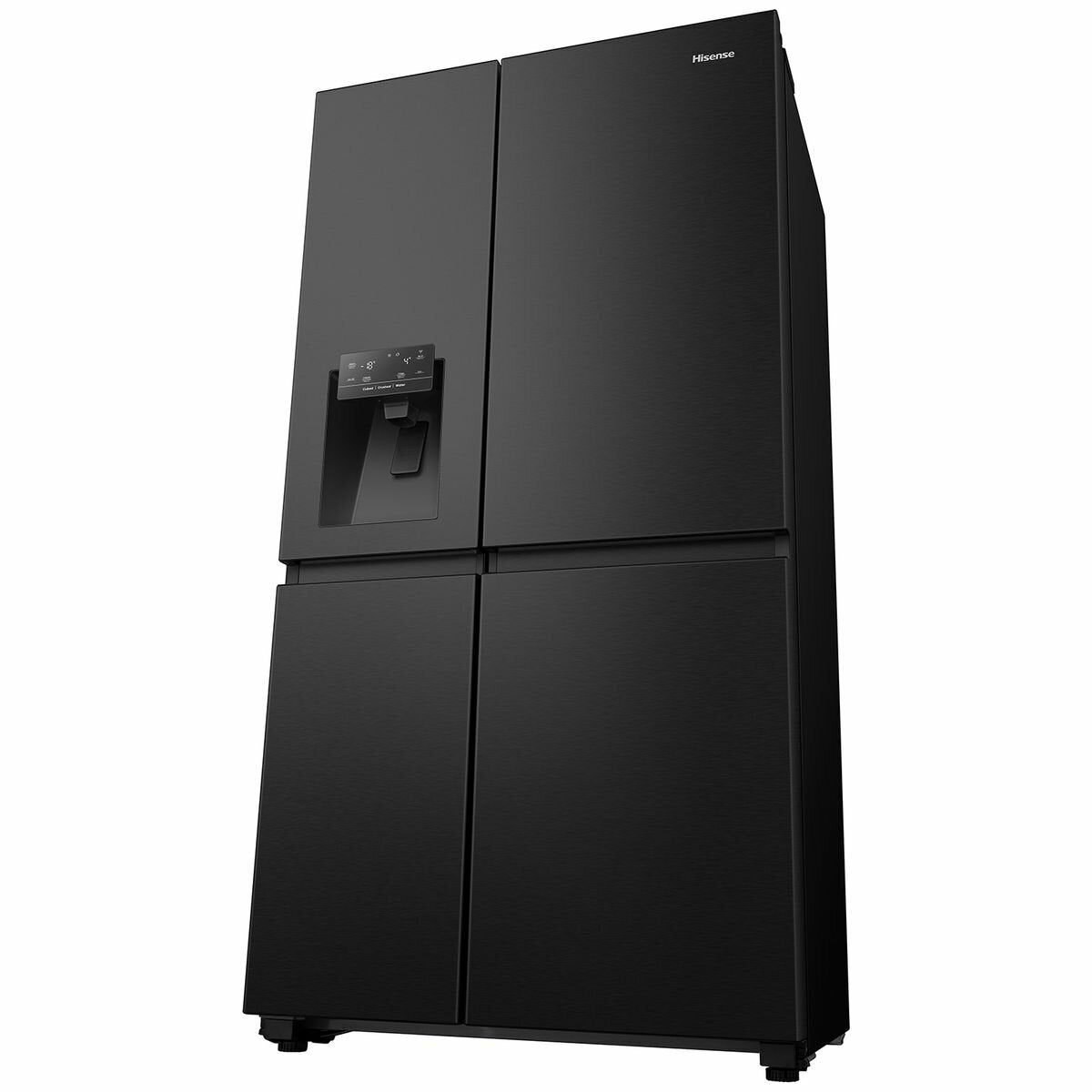 Hisense 632L Side by Side Refrigerator - Black Steel (HRSBS632BW) | Energy Efficient, Spacious Design for Modern Kitchens & Large Families