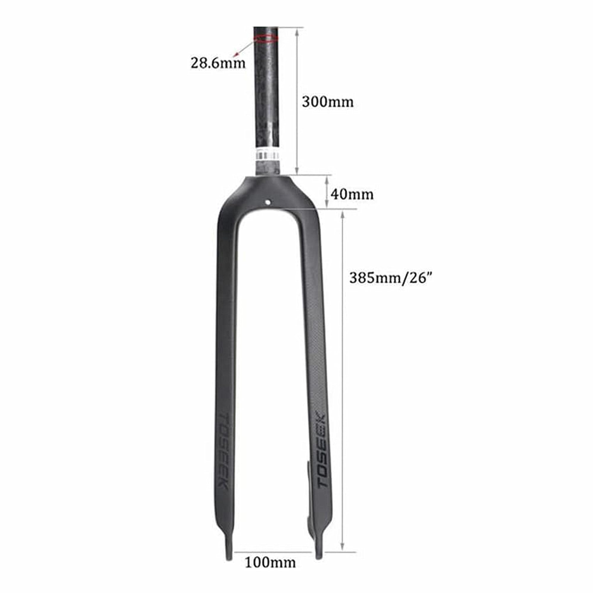 BestParts Full Carbon MTB Front Fork - 1-1/8