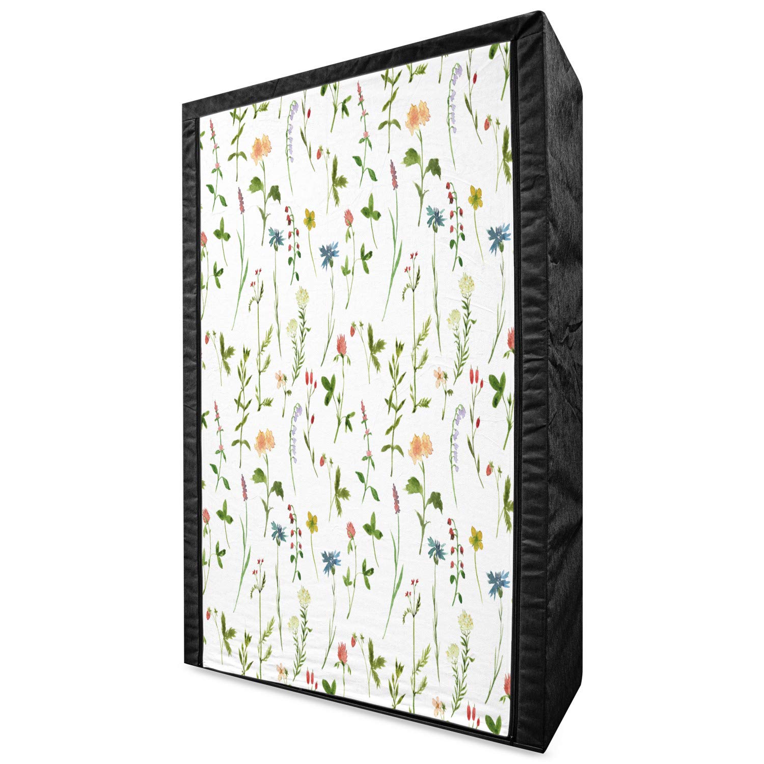 Ambesonne Floral Portable Fabric Wardrobe - 42.5