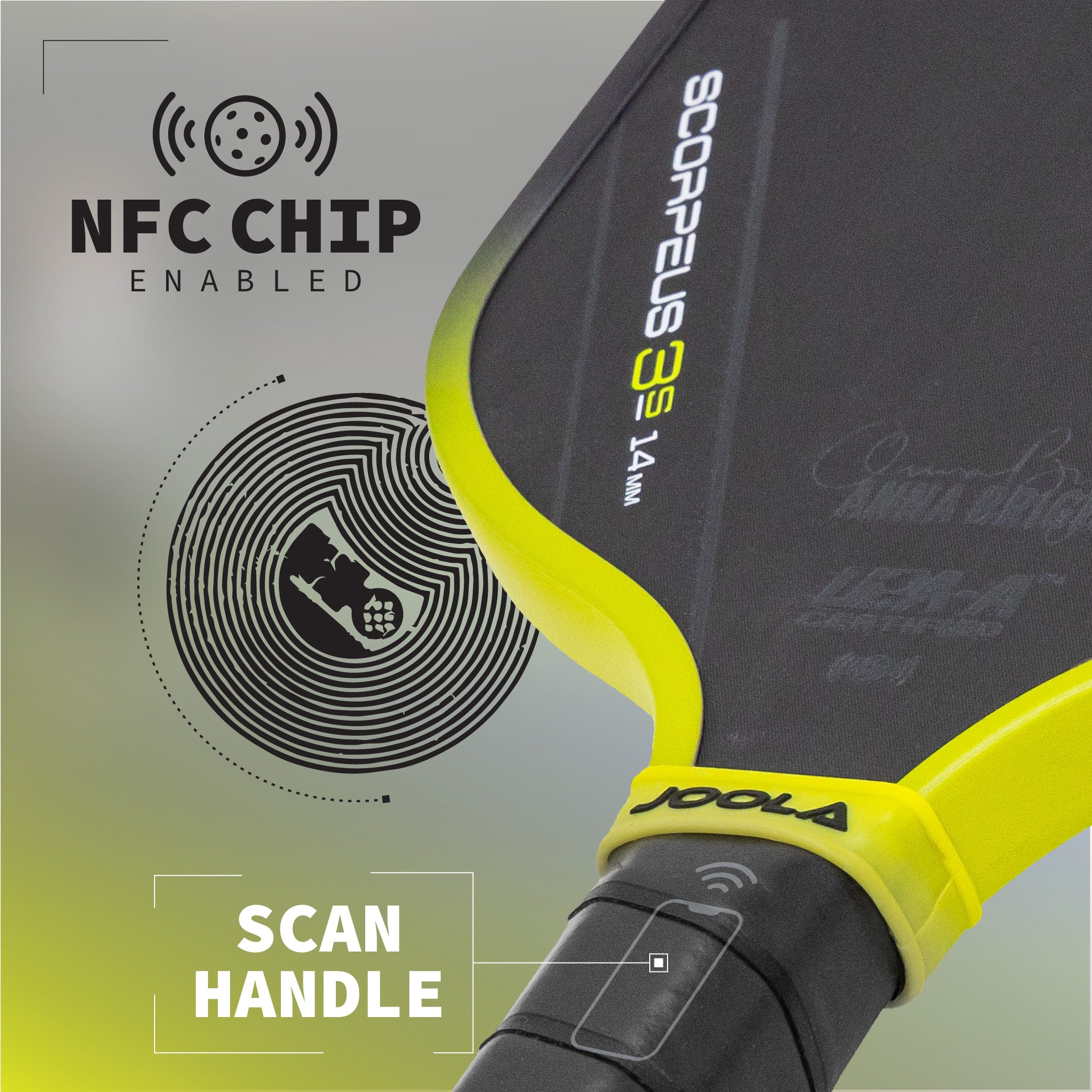 JOOLA Anna Bright Scorpeus 3S 14mm Pickleball Paddle - Premium Carbon Fiber Surface for Enhanced Spin & Control - Perfect for Competitive Play & Outdoor Pickleball Games