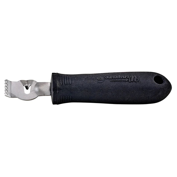 Winco 6 Lemon Zester and Peeler with Soft Grip Handle - VP 306 - Perfect for Zesting Citrus Fruits, Peeling Vegetables, and Garnishing Dishes