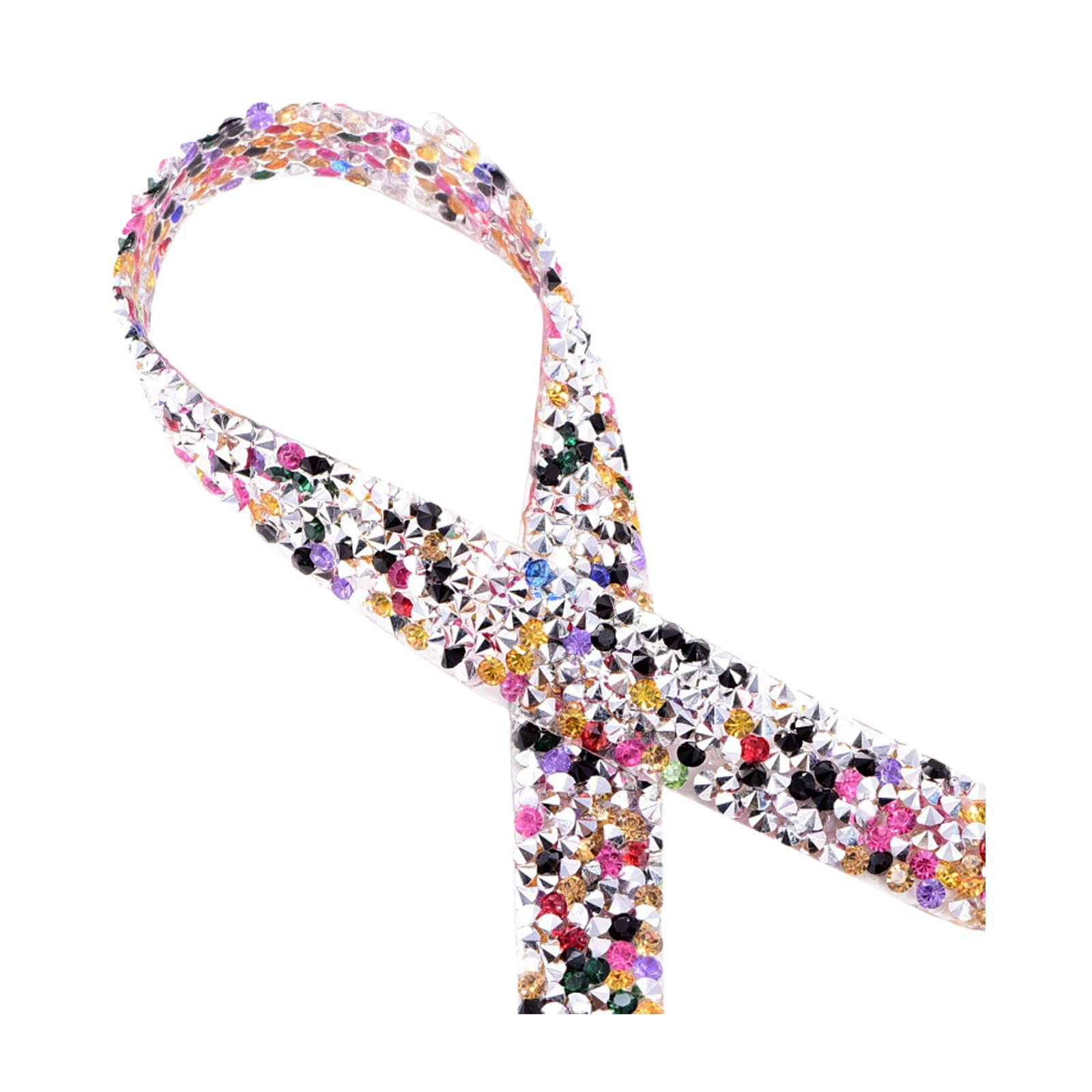 Self-Adhesive Rhinestone Ribbon for DIY Jewelry & Crafts - Small Sticker Pack