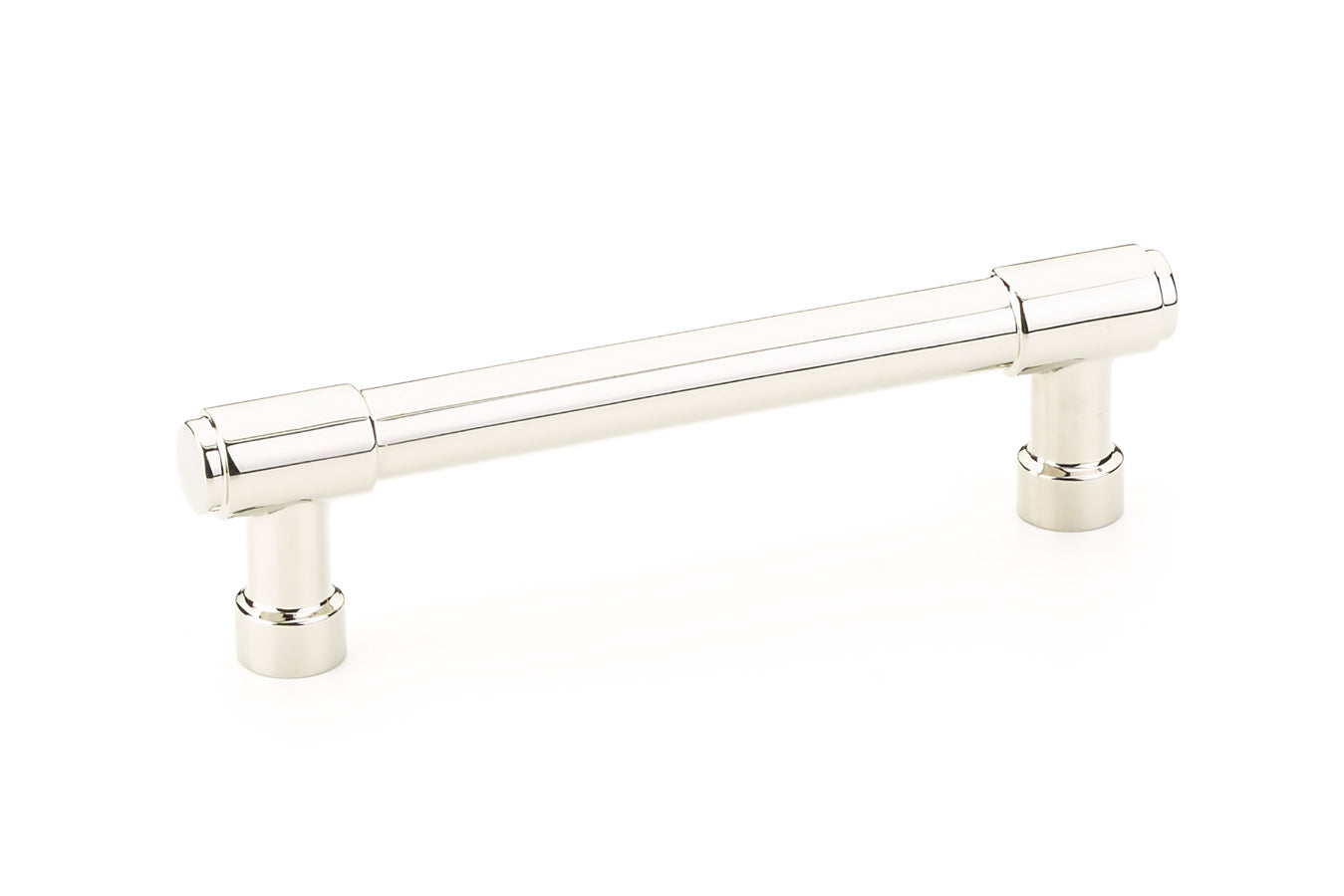 Polished Nickel Cabinet Knobs and Drawer Pulls - Modern Industrial Style Hardware for Kitchen, Bathroom & Furniture (Set of 10) - Durable & Stylish Upgrade for Home Decor