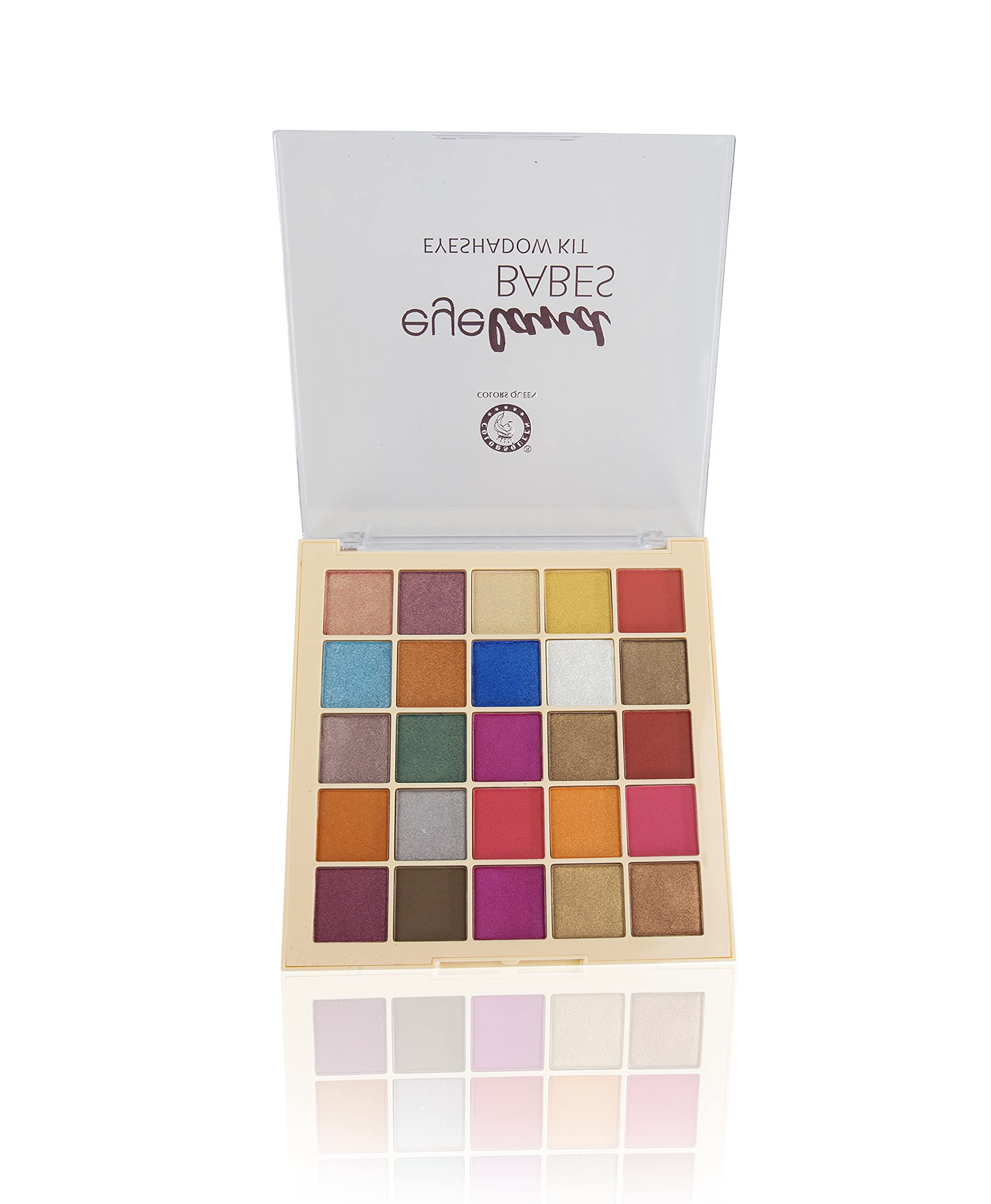 Colors Queen Eye Land Babes Eyeshadow Palette - 12 Vibrant Matte & Shimmer Shades for Professional Makeup | Perfect for Parties, Weddings & Everyday Glam