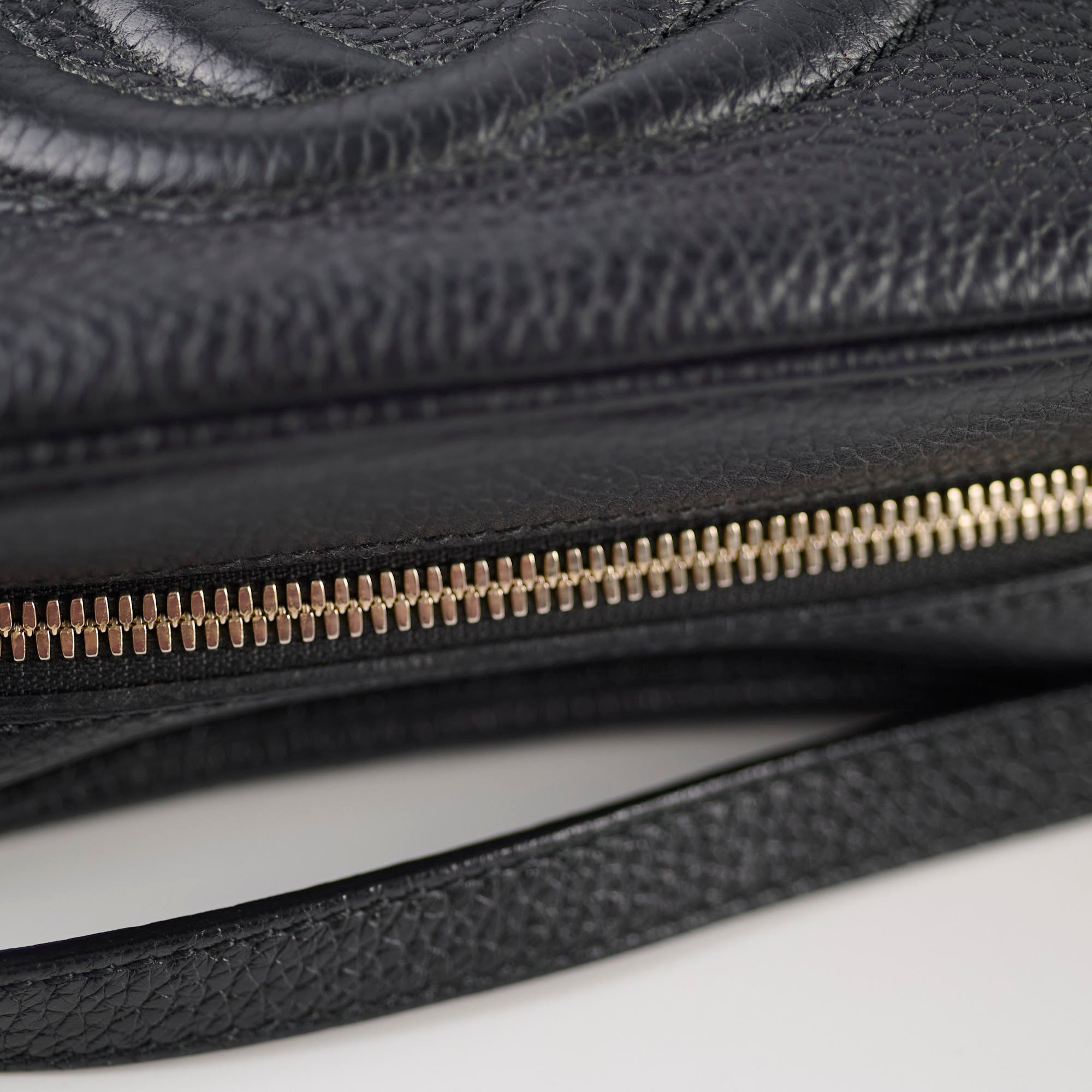 Gucci Disco Crossbody Bag for Women - Black Leather Shoulder Purse - Perfect for Night Out, Travel & Everyday Use