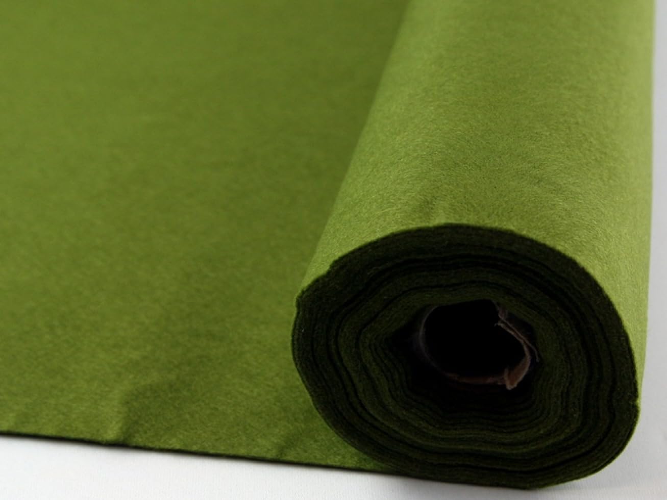 Plain Acrylic Felt Fabric Mini Roll 5m Moss Green - 5 Meter Craft Felt for DIY Projects, Sewing & Home Decor | Soft Durable Material for Scrapbooking, Costumes & Table Runners