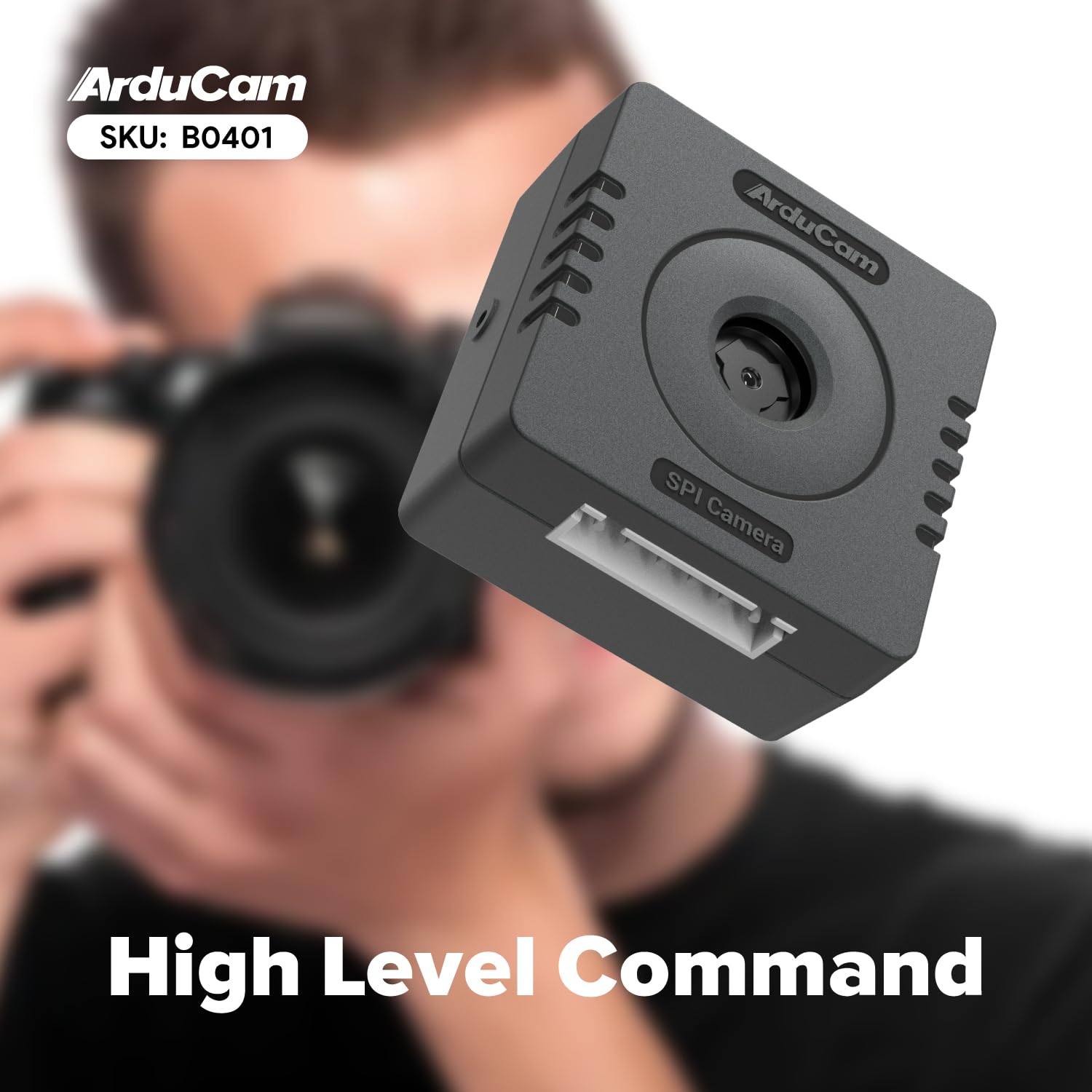 Arducam 5MP Autofocus SPI Camera Module for Arduino - 68.75° Wide Angle Lens with ABS Case | Low Power Consumption | Compatible with Raspberry Pi Pico, STM32, ESP32, Renesas | Ideal for DIY Electronics, Robotics, and IoT Projects