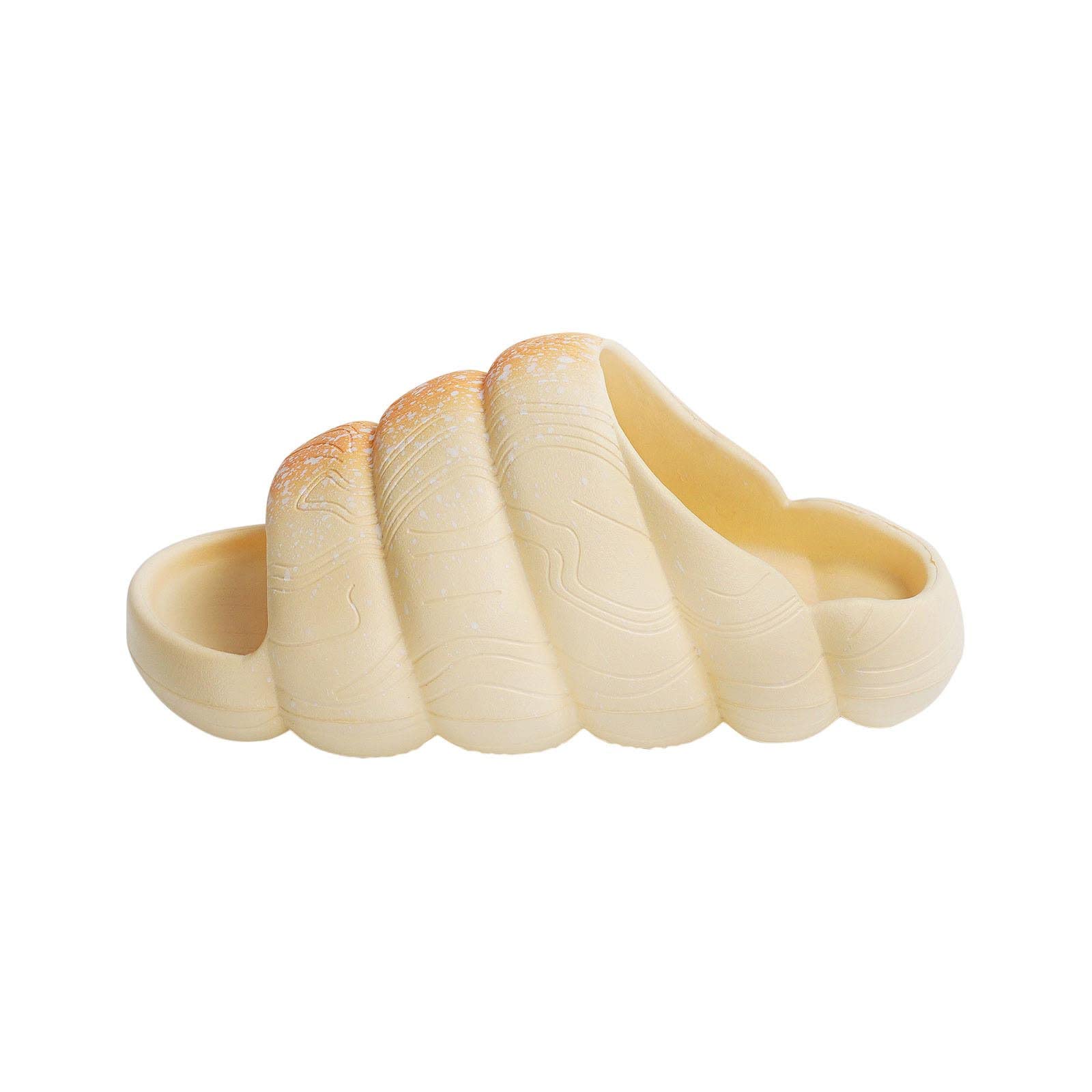 Anti-Slip Open Toe Slides Sandals for Women & Men - Lightweight Summer Beach Shoes with Cute Bread Design | Perfect for Casual Wear, Home, and Vacation