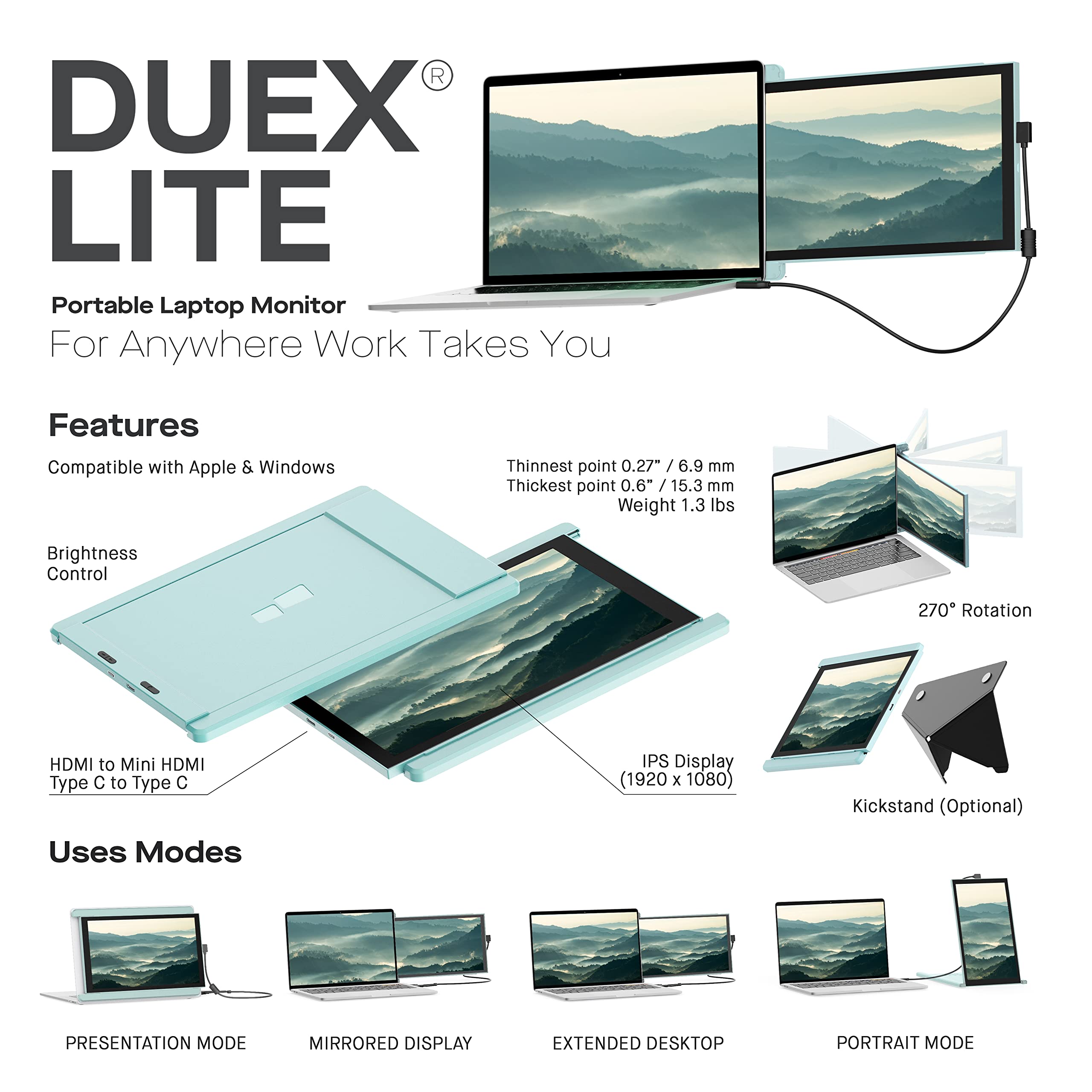 New Mobile Pixels Duex Lite 12.5