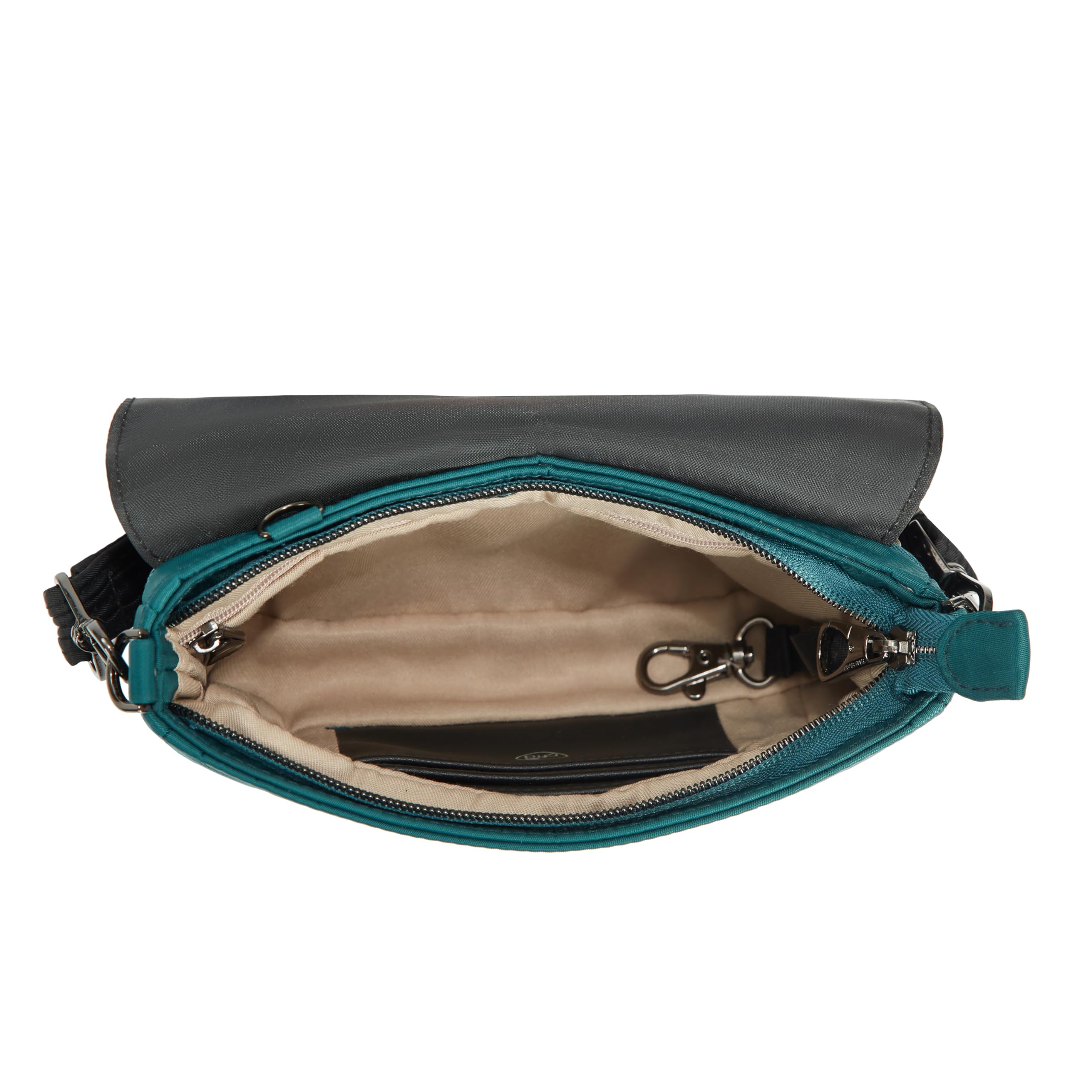 Travelon Anti-Theft Addison Convertible Crossbody Belt Bag - Secure Hands-Free Travel Purse for Women, Men | Ideal for Vacation, Commuting & Daily Use