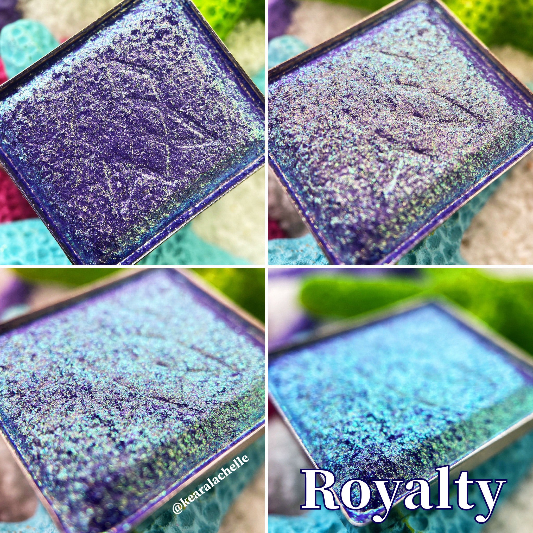 Royalty Vibrant Multichrome Eyeshadow Palette - Long Lasting Highly Pigmented Makeup for Party, Halloween & Special Occasion Looks