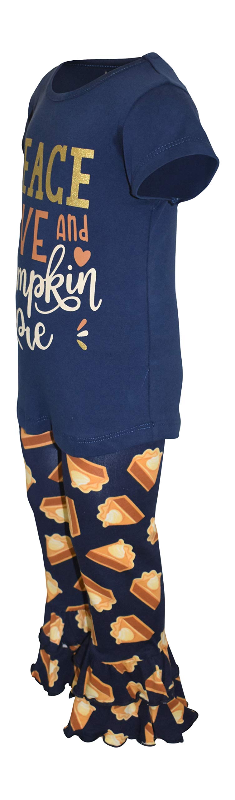 Unique 2-Piece Baby Girl Outfit - Ruffle Leggings & Shirt for Toddlers | Playtime & Casual Wear