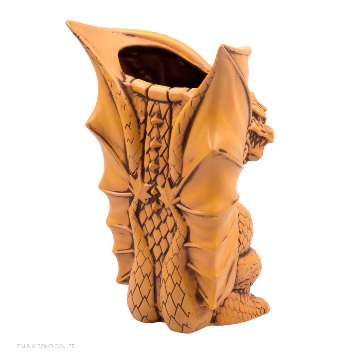 King Ghidorah Tiki Mug - Collectible Godzilla Monster Ceramic Cup for Tropical Cocktails & Home Bar Decor - Perfect for Themed Parties, Anime Fans & Kaiju Lovers