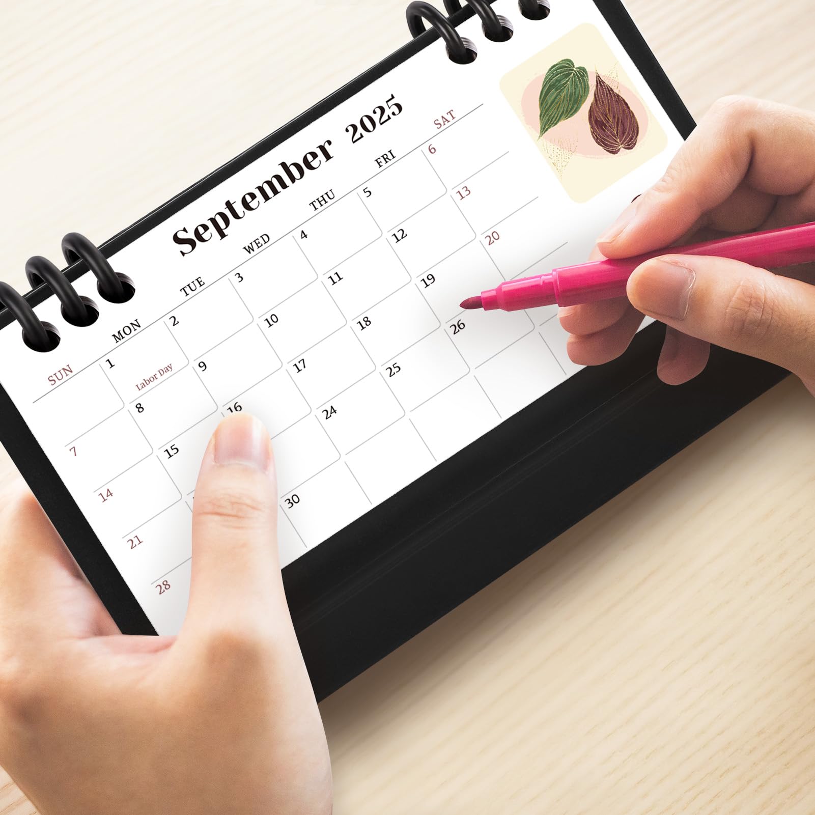 2025-2026 Small Desk Calendar - 6.3