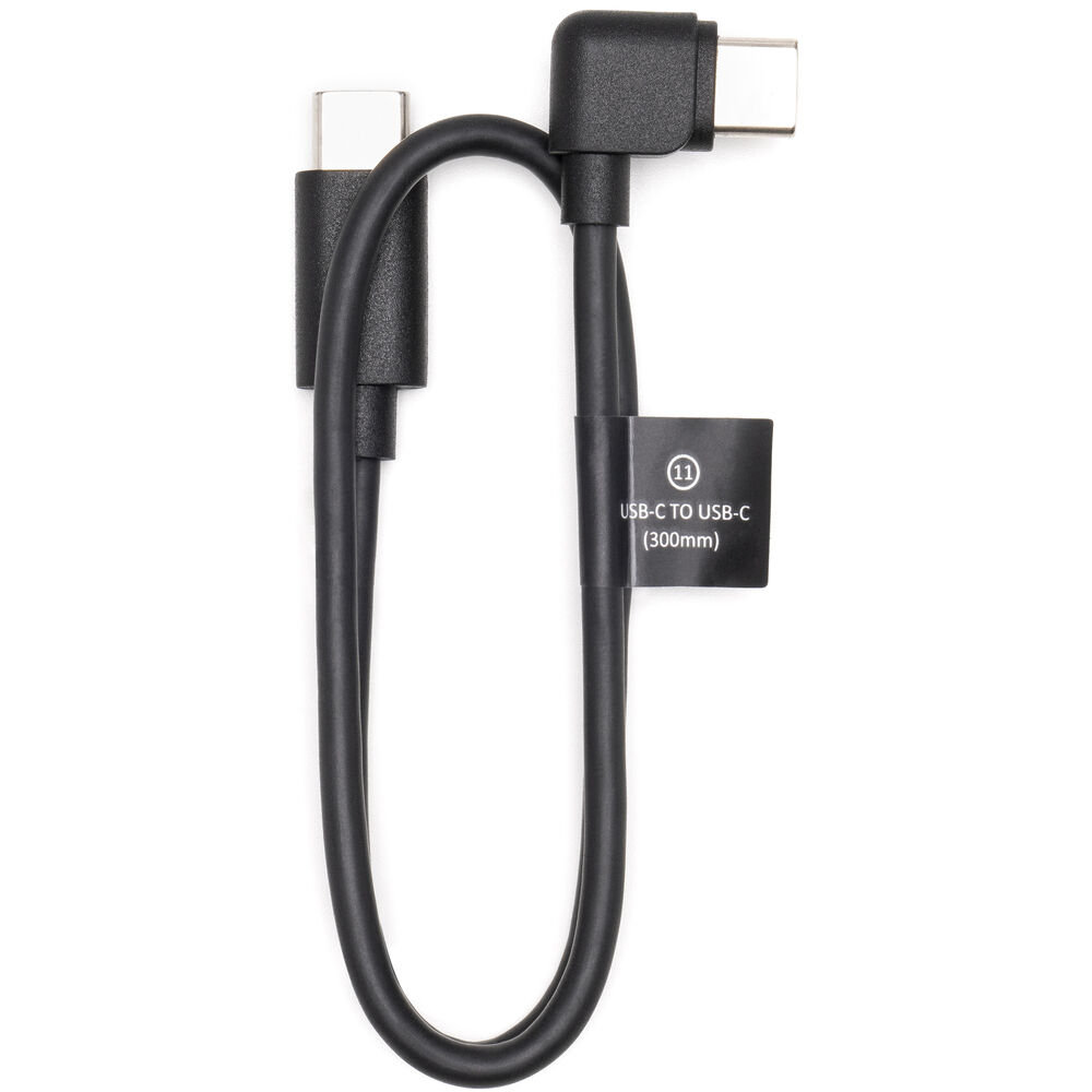 DJI RS L-Shaped Multicamera Control Cable - USB-C to USB-C 11.8 Inch for DJI Ronin Stabilizers - Perfect for Filmmaking, Vlogging & Multi-Camera Setups
