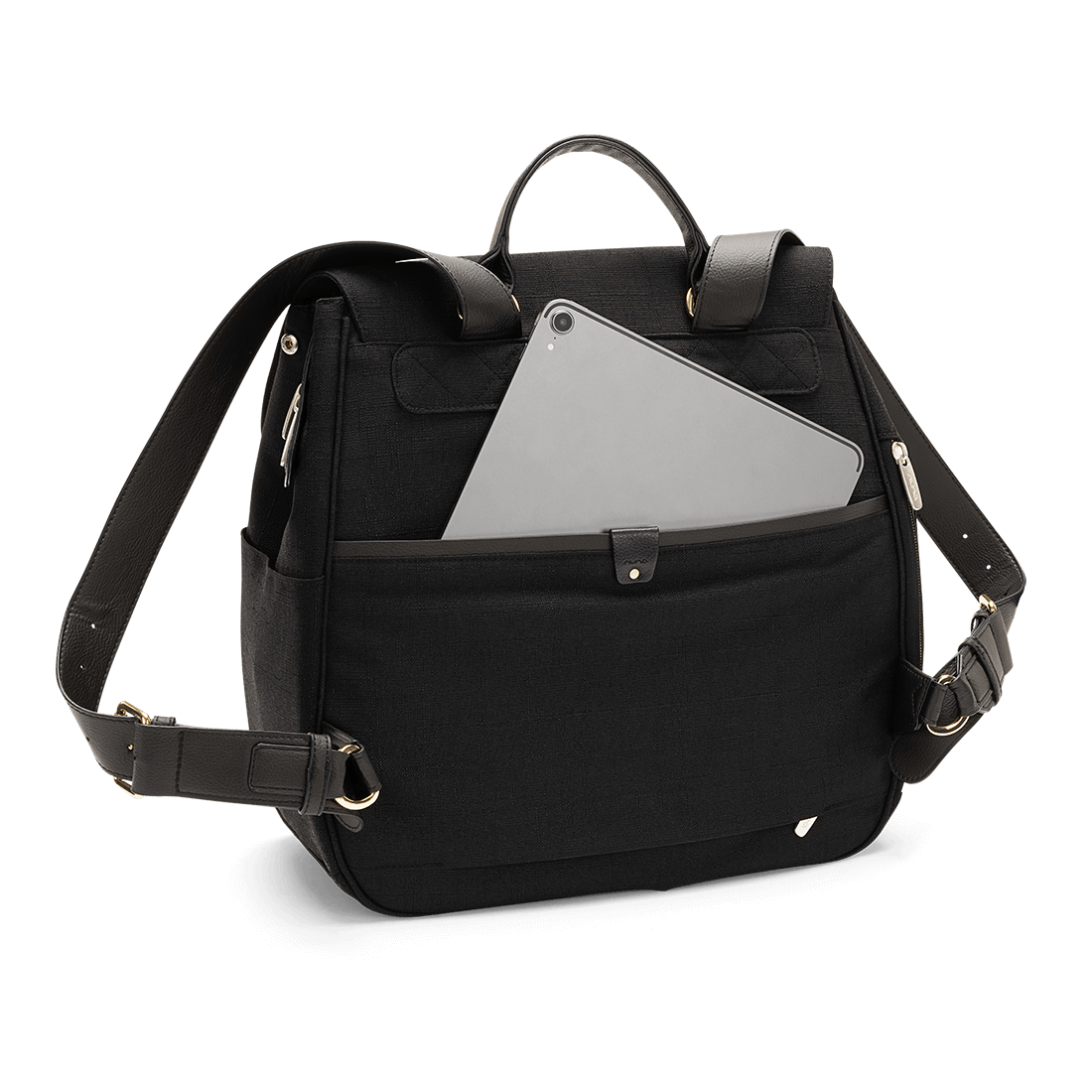 Nuna Premium Diaper Bag in Caviar - Stylish & Spacious Baby Essentials Organizer for Travel, Outings, and Everyday Use