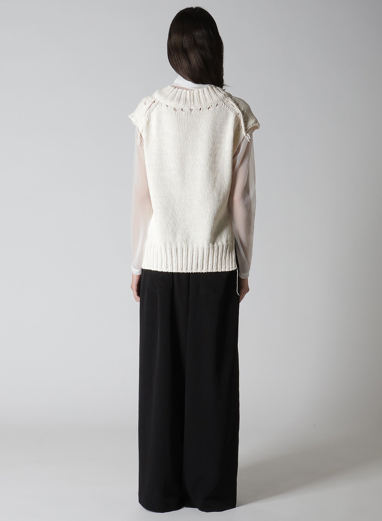 Broad Stitch Jersey Linking Vest for Women - Comfortable Knit Sweater Vest for Layering & Casual Outfits | Perfect for Office, Fall & Winter Fashion